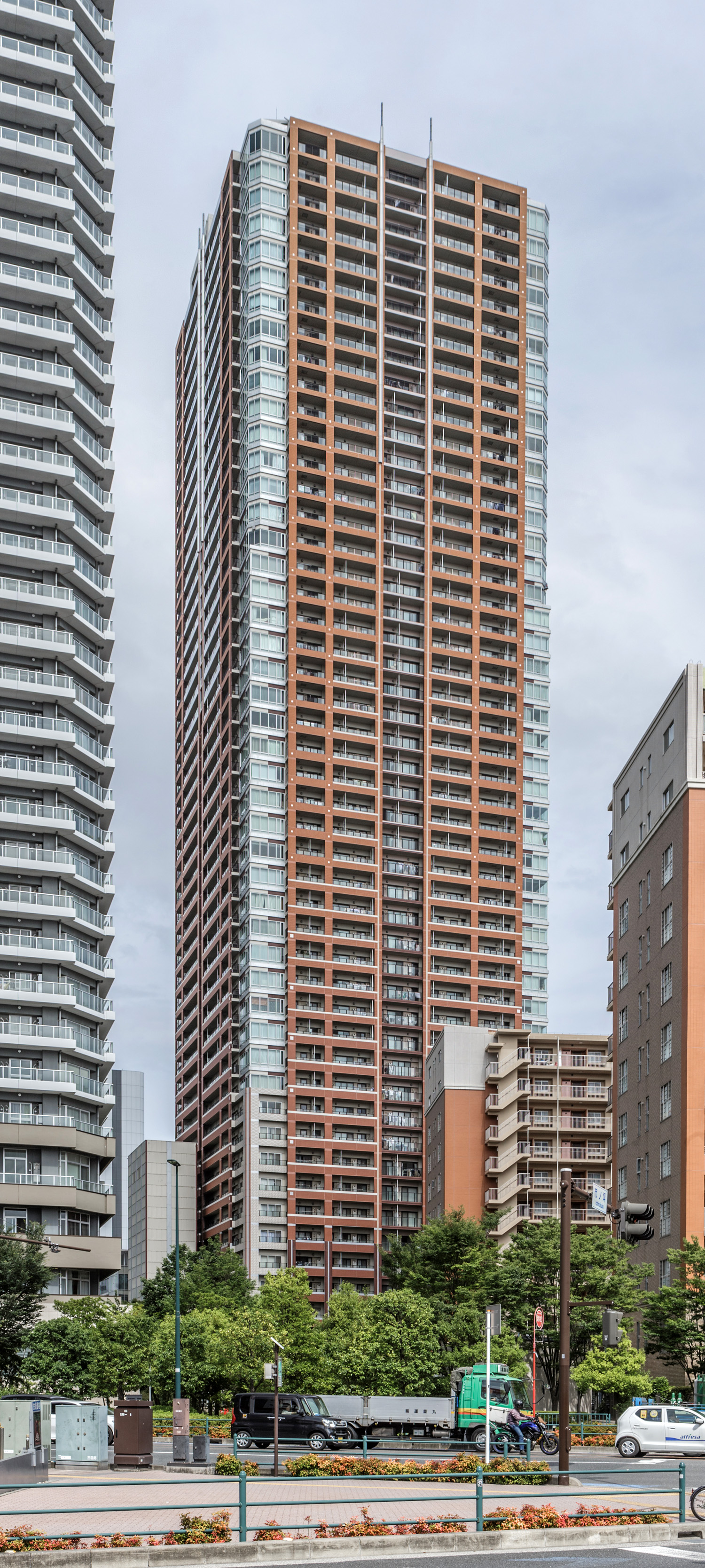 The Kosugi Tower - View from the west 