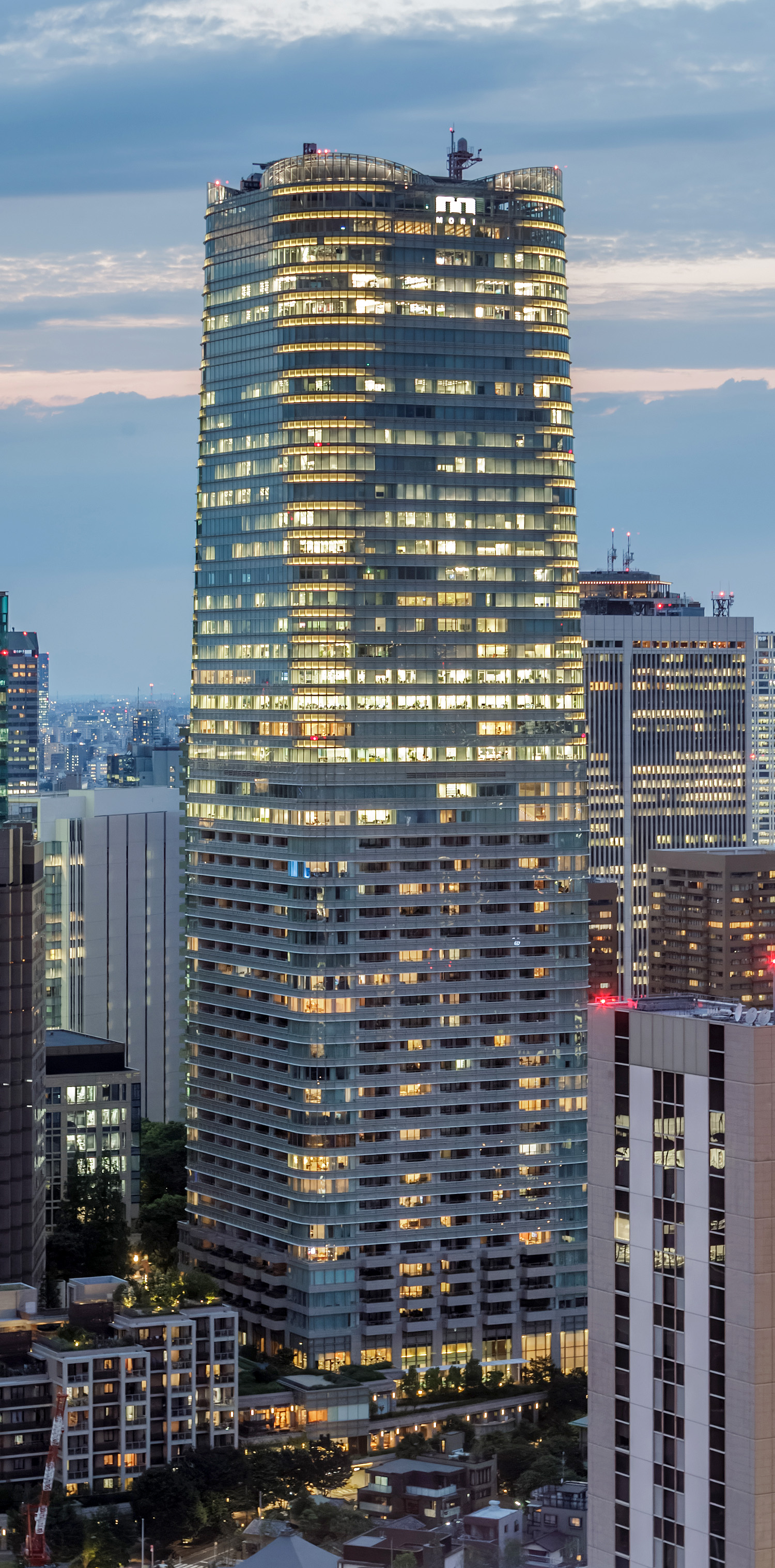 Ark Hills Sengokuyama Mori Tower - View from Tokyo Tower 
