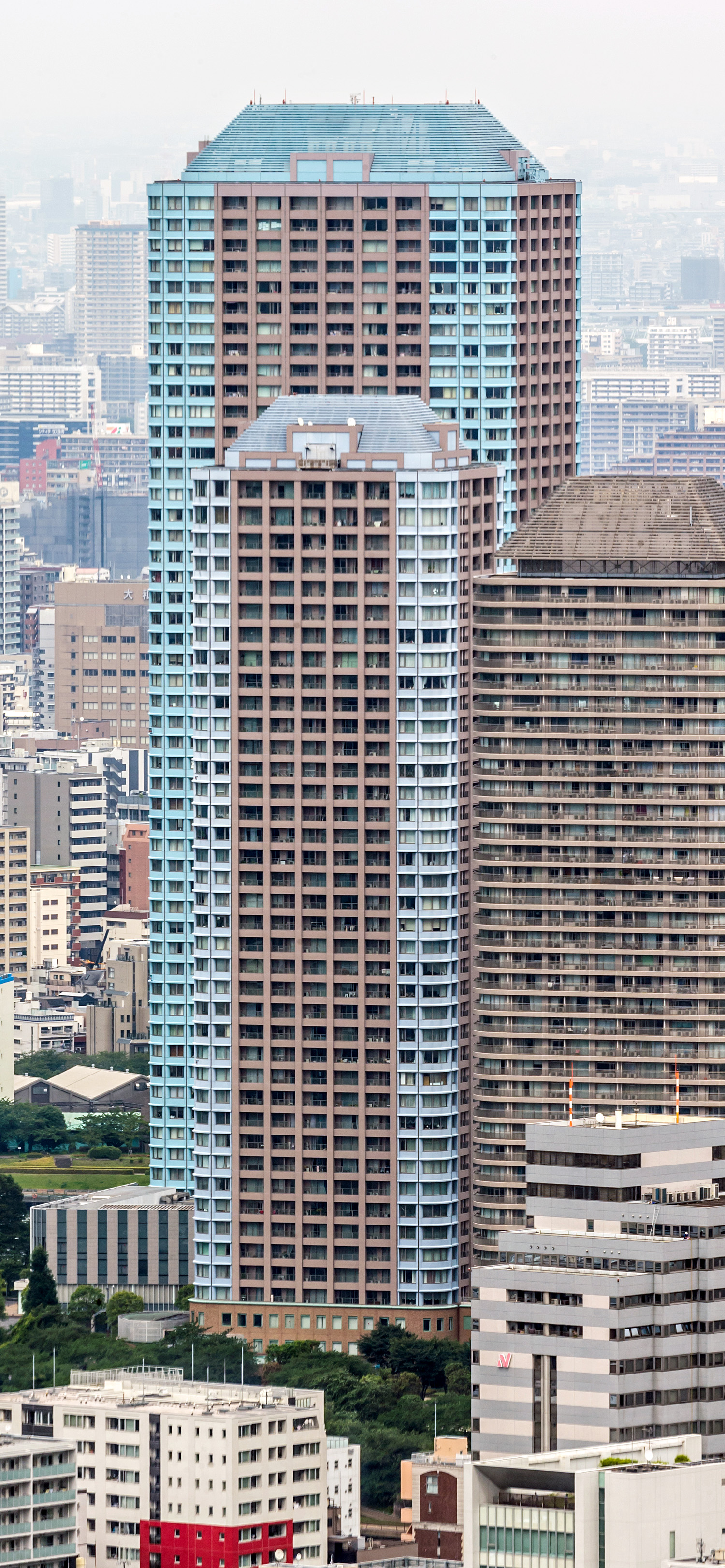 Century Park Tower - Behind one of its smaller brothers 