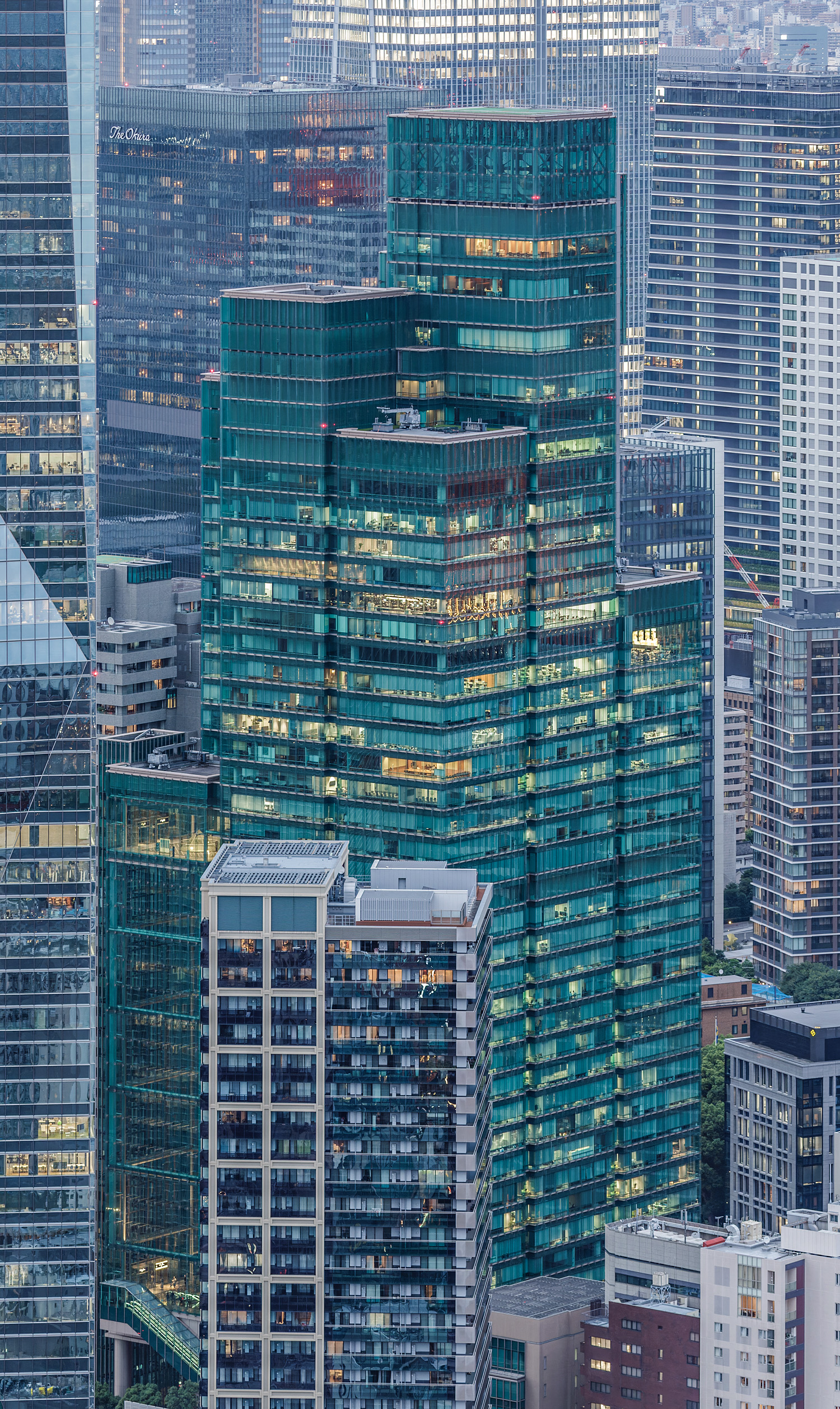 Izumi Garden Tower - View from Roppongi Hills Mori Tower 