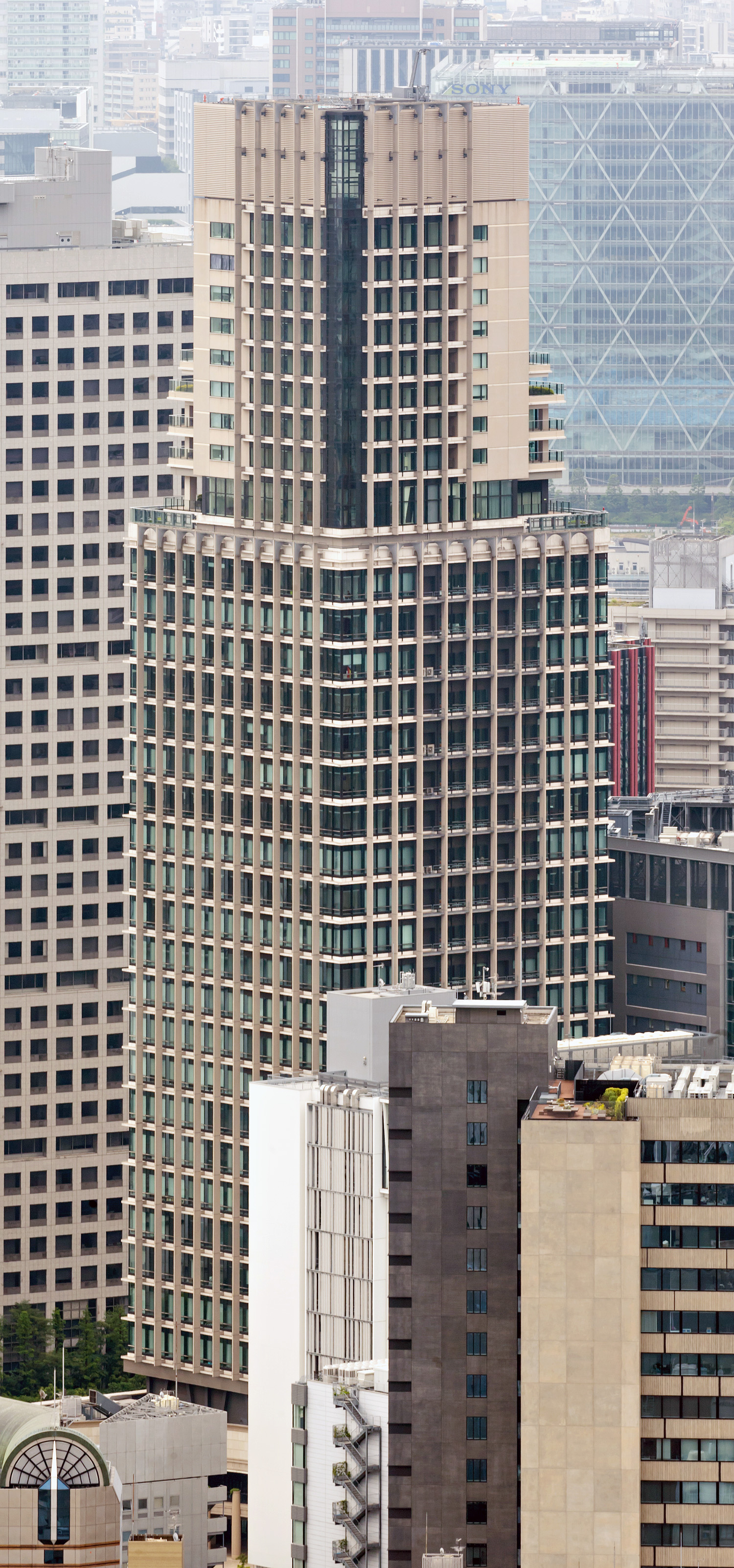 Mita Bellju Building - View from Tokyo Tower 