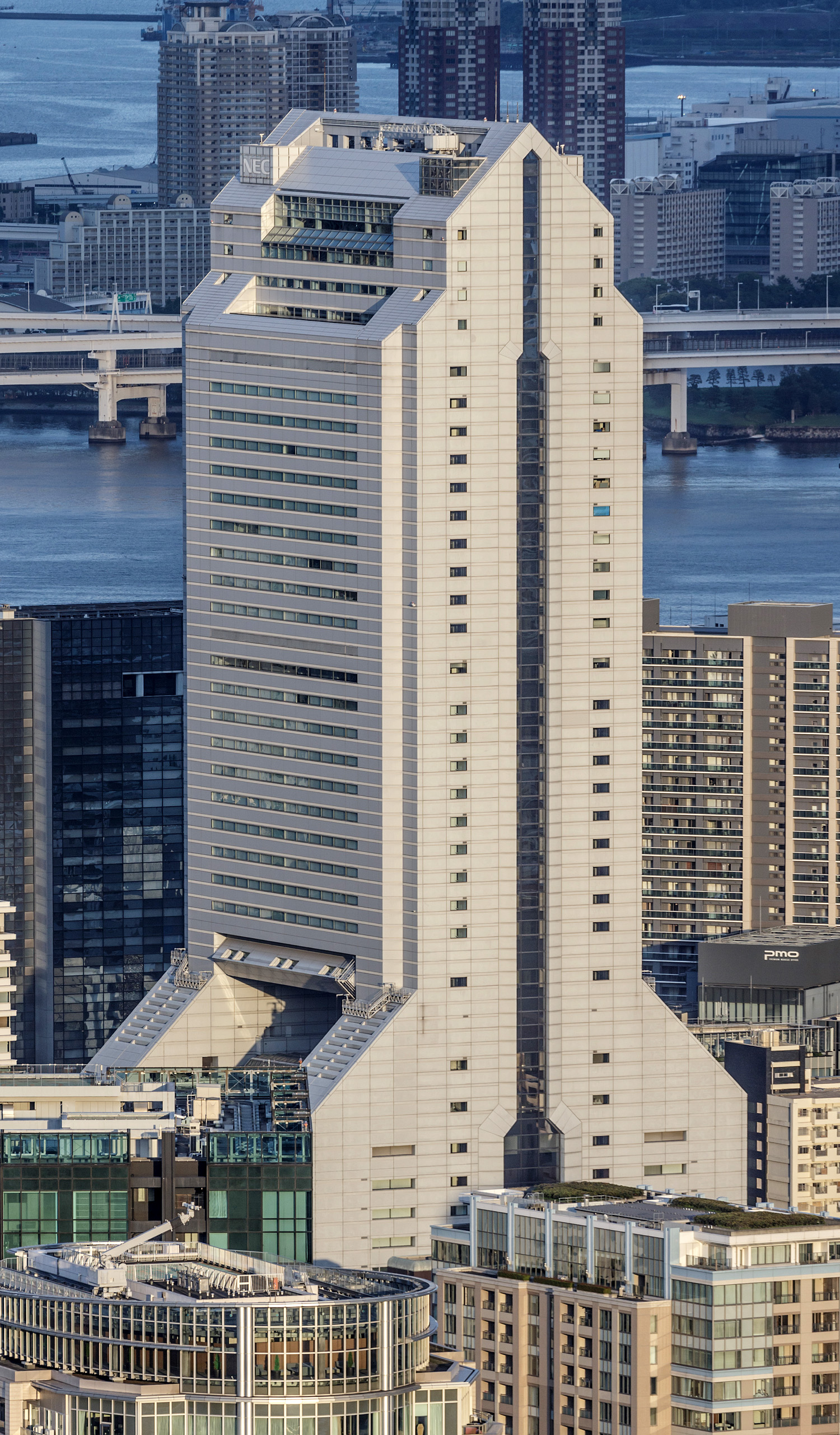 NEC Supertower - View from Roppongi Hills Mori Tower 