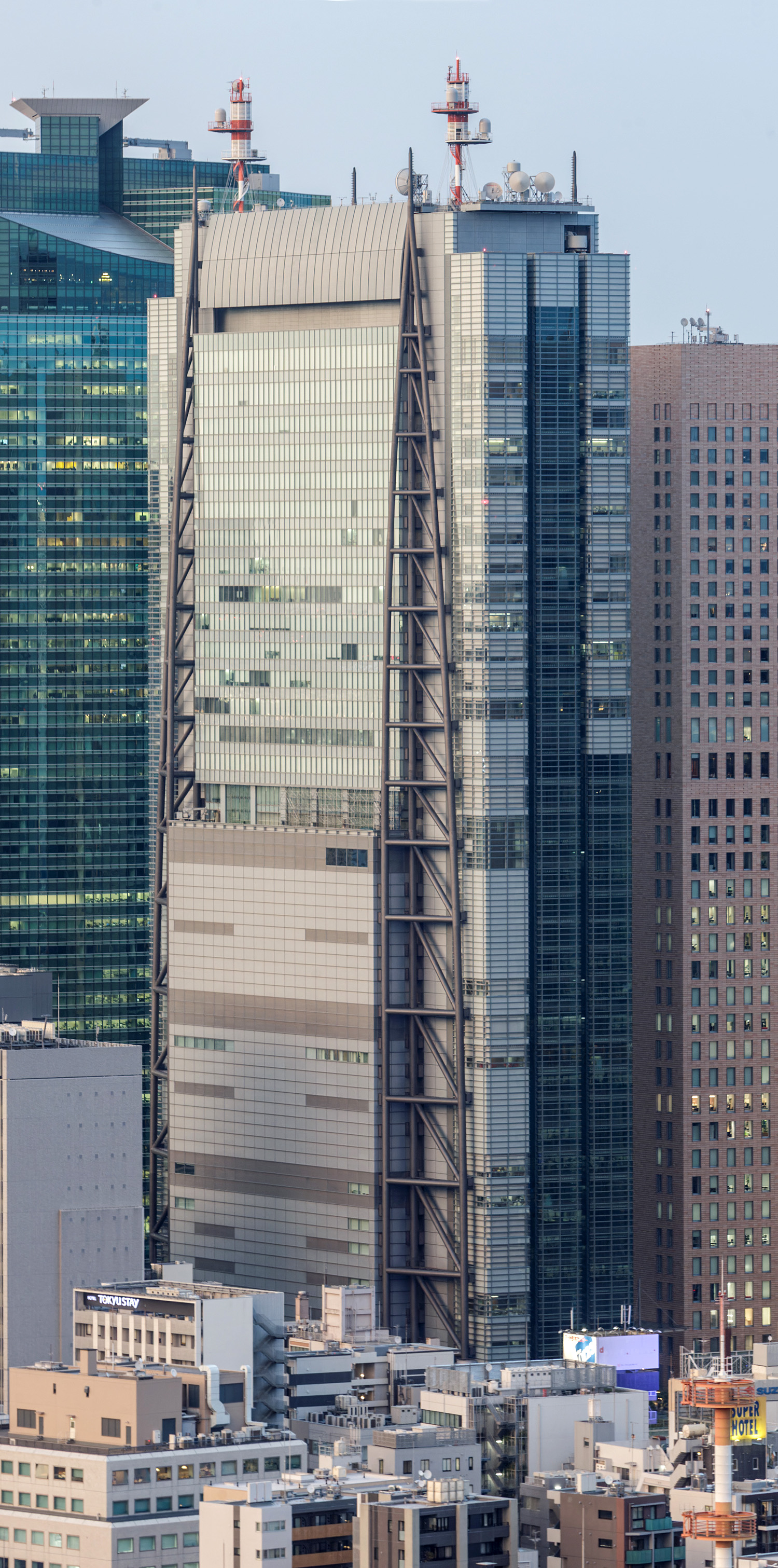 Nippon Television Tower - View from Tokyo Tower 