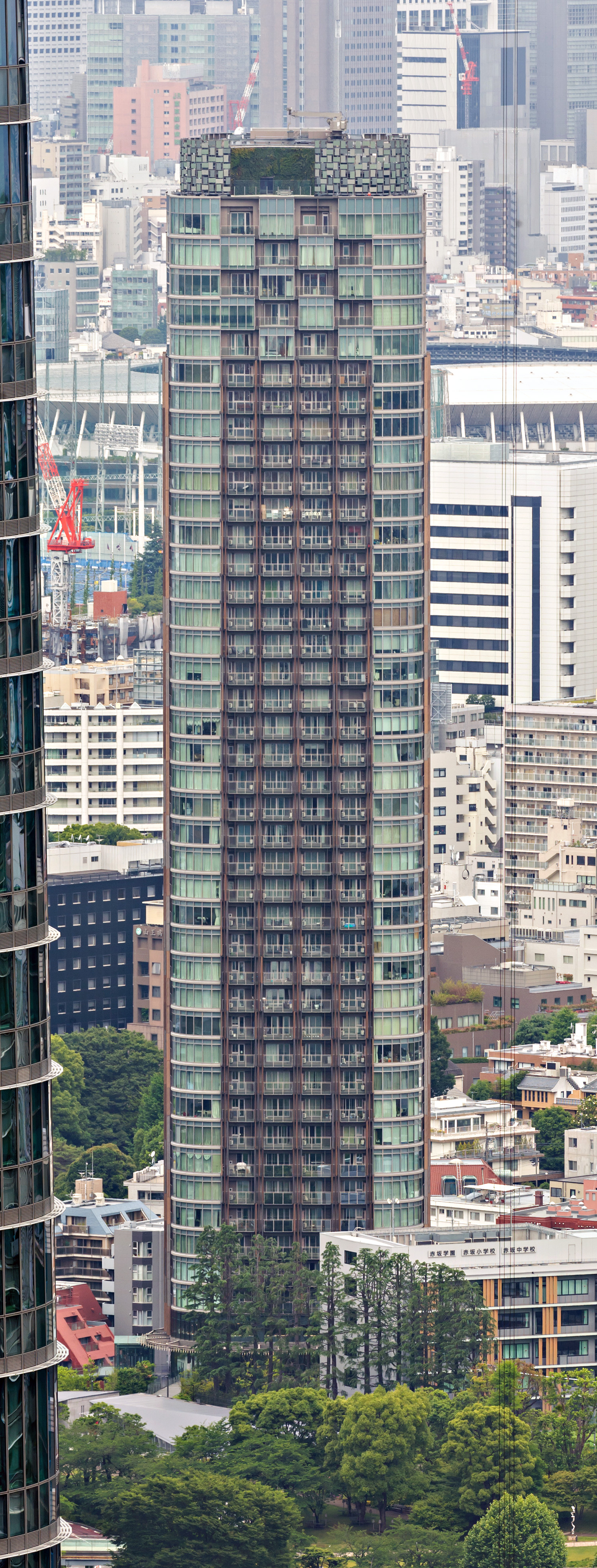 Park Court Akasaka Hinokicho The Tower - View from Tokyo Tower 