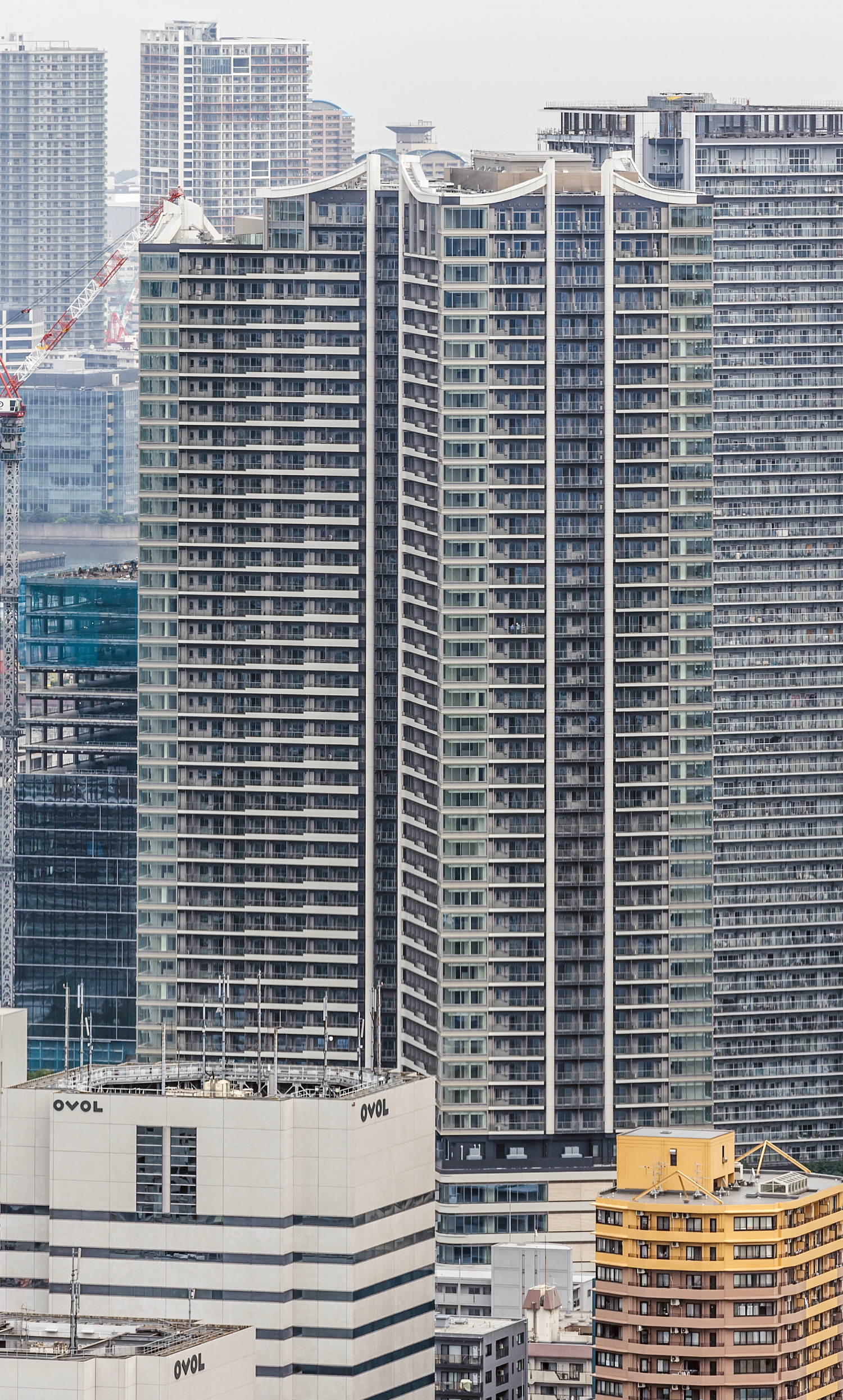 Park Tower Kachidoki Mid - View from Caretta Shiodome 
