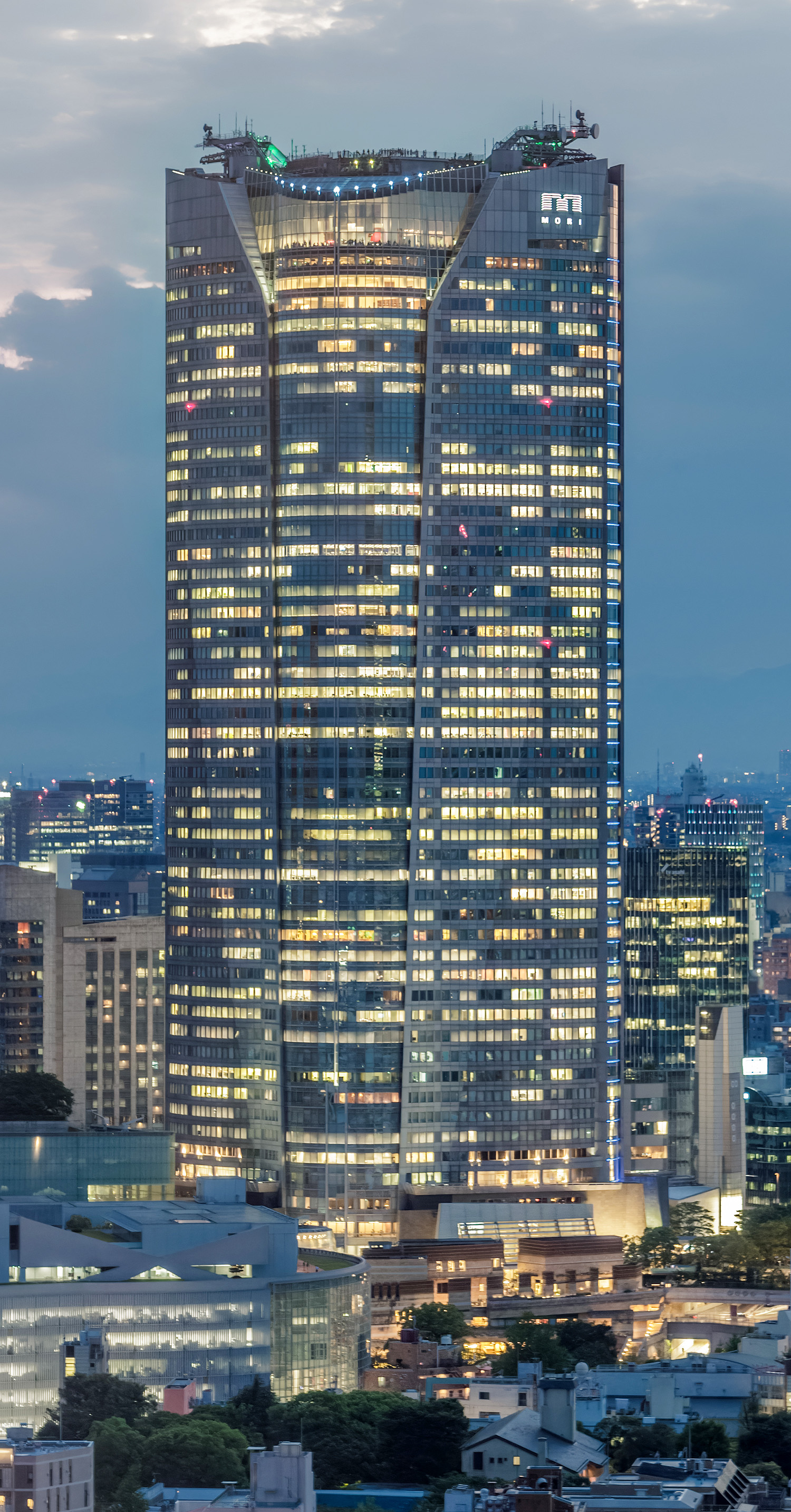 Roppongi Hills Mori Tower - View from Tokyo Tower 