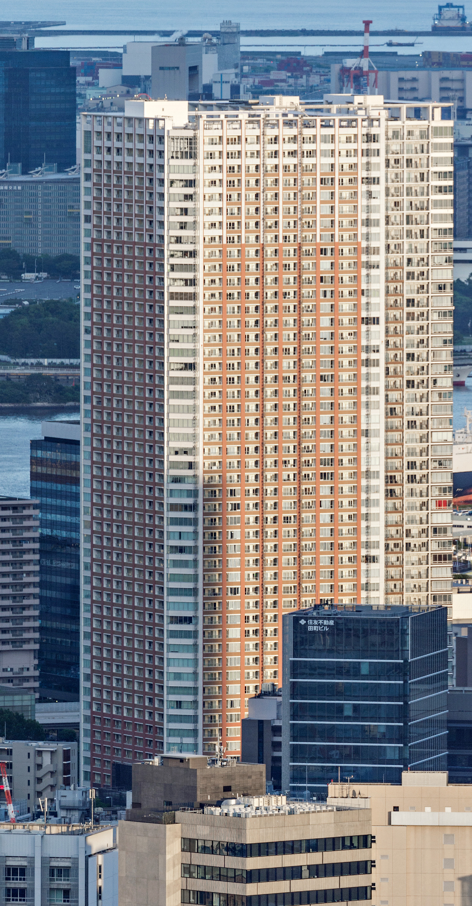 Shibaura Island Grove Tower - View from Tokyo Tower 
