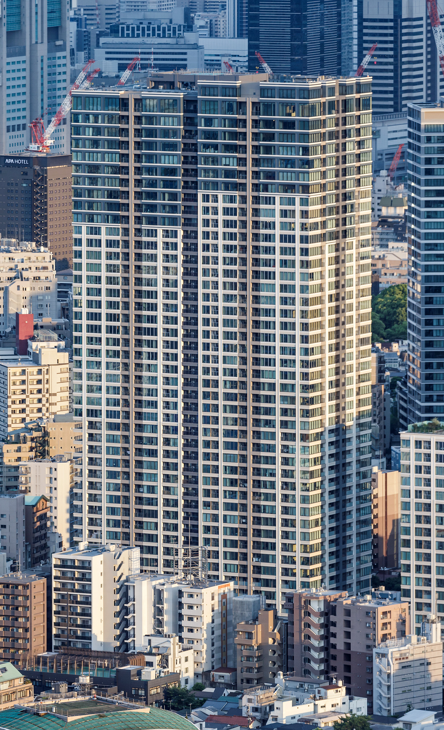 Shirokane The Sky East Wing - View from Tokyo Tower 