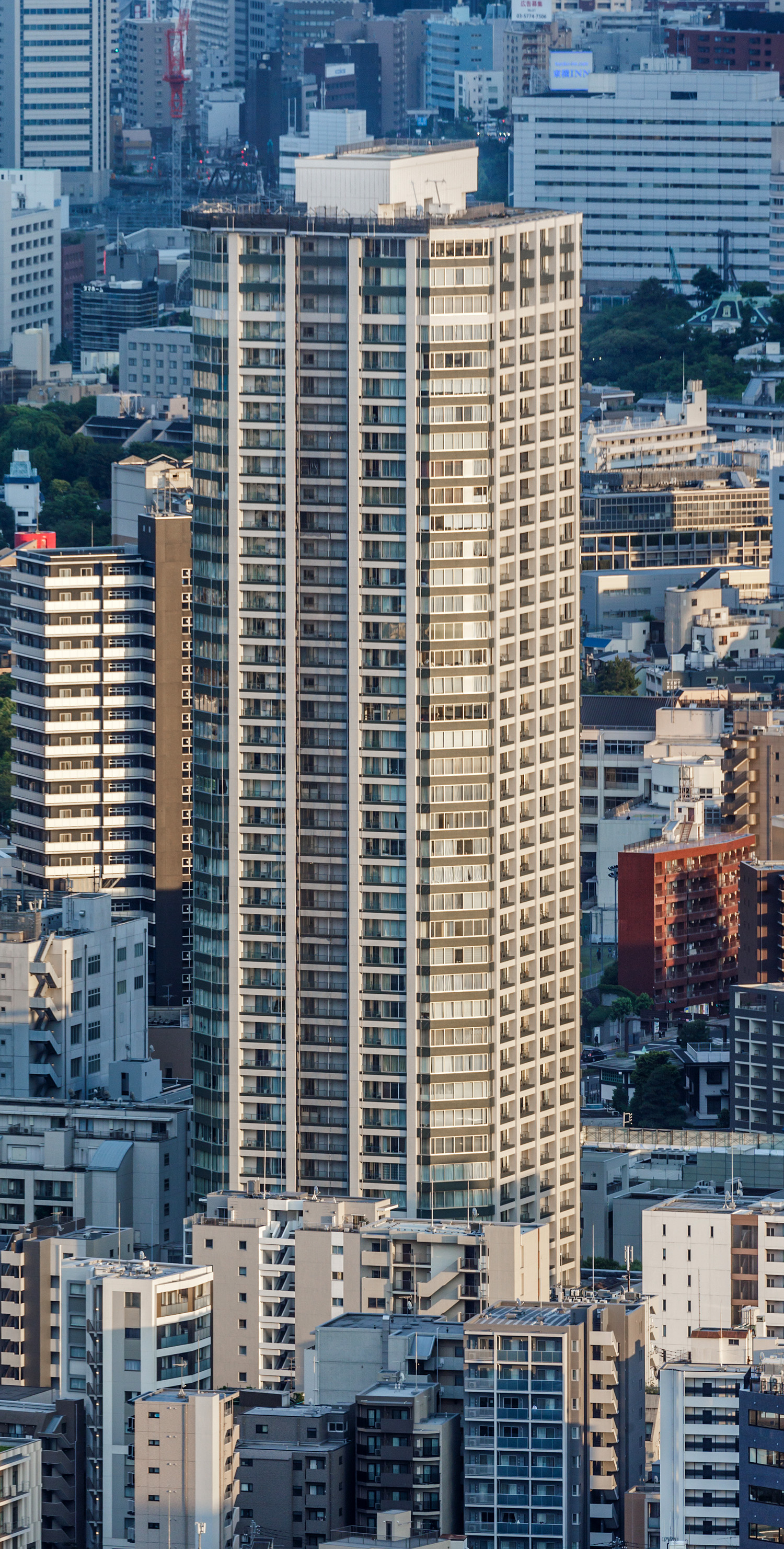 Shirokane Tower - View from Tokyo Tower 