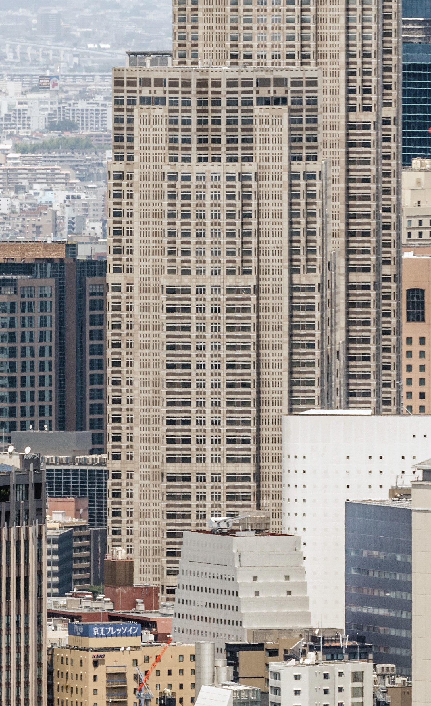 Tokyo Metropolitan Government Building II - Hardly distinguishable from its taller brother behind it 