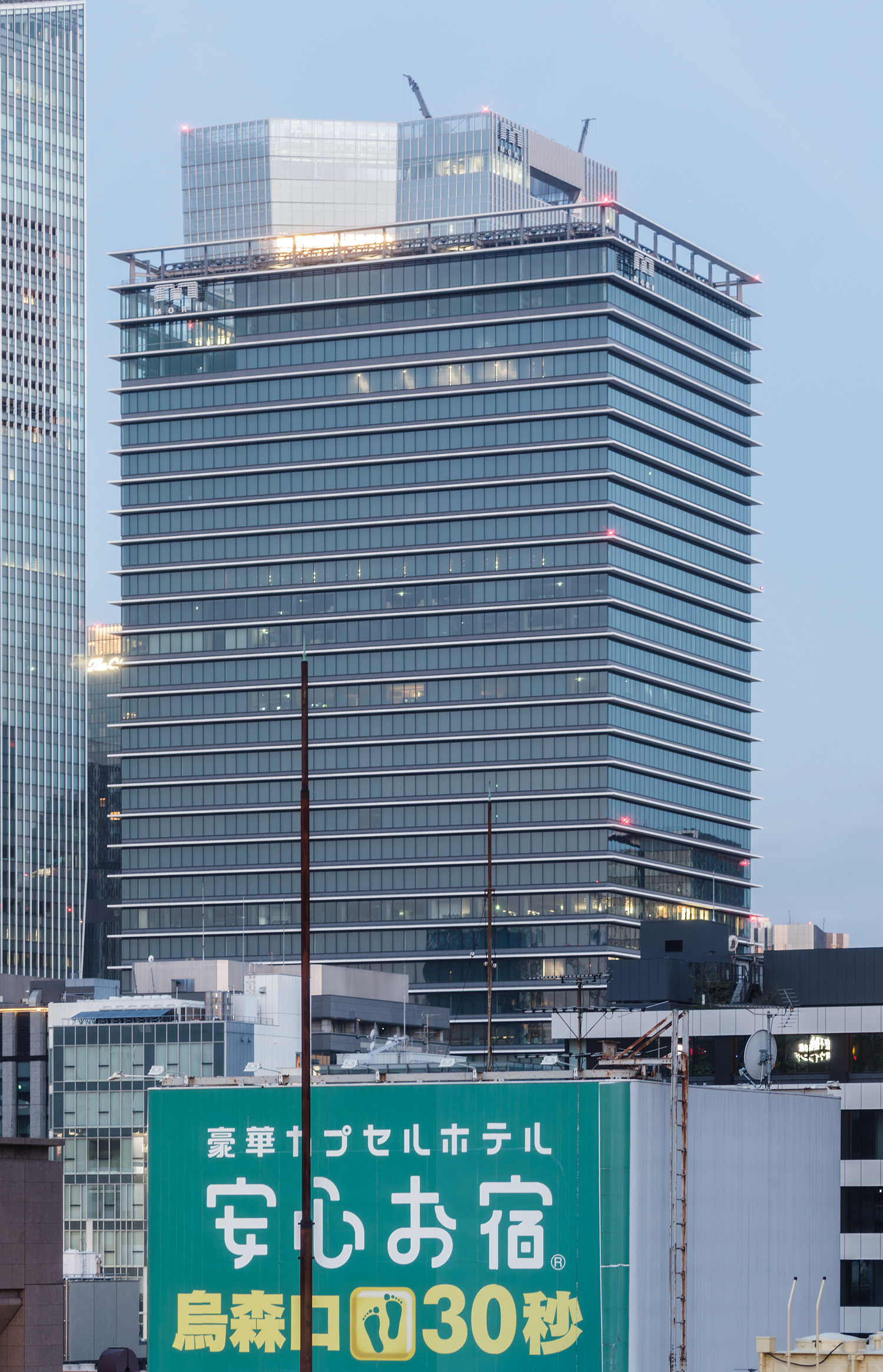 Toranomon Hills Business Tower - View from Sotetsu Fresa Inn Shimbashi Hibiyaguchi 