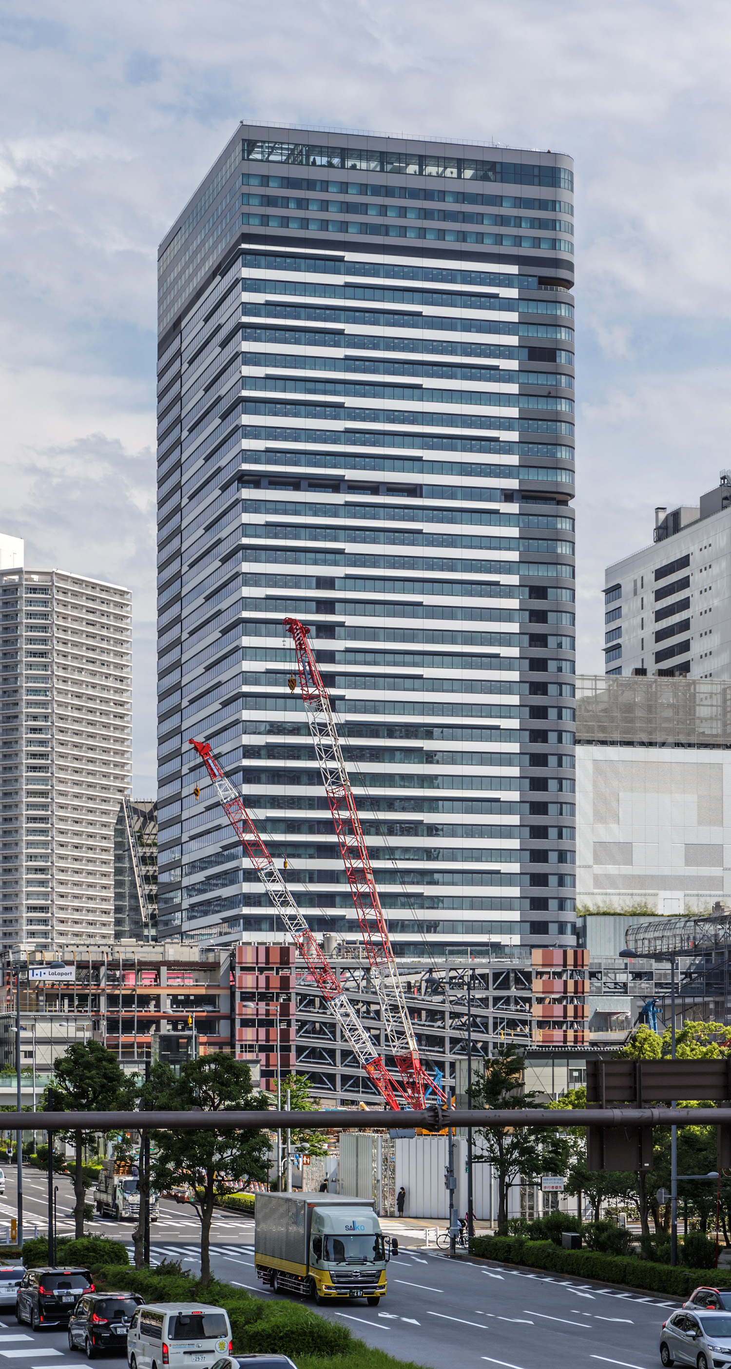Toyosu Bayside Cross - View from the northwest 