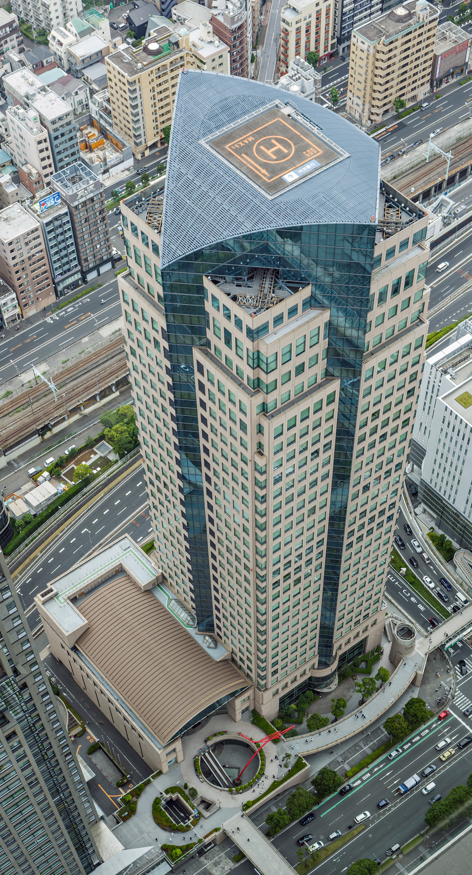 Bank of Yokohama - View from Landmark Tower 
