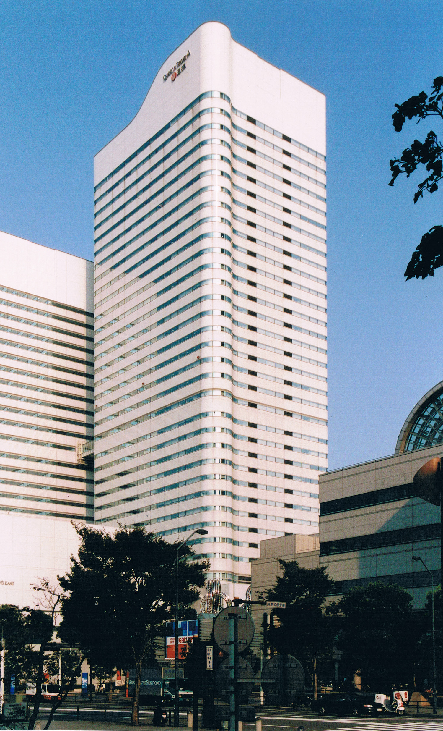 Queens Tower A - View from the west (blurry scan) 