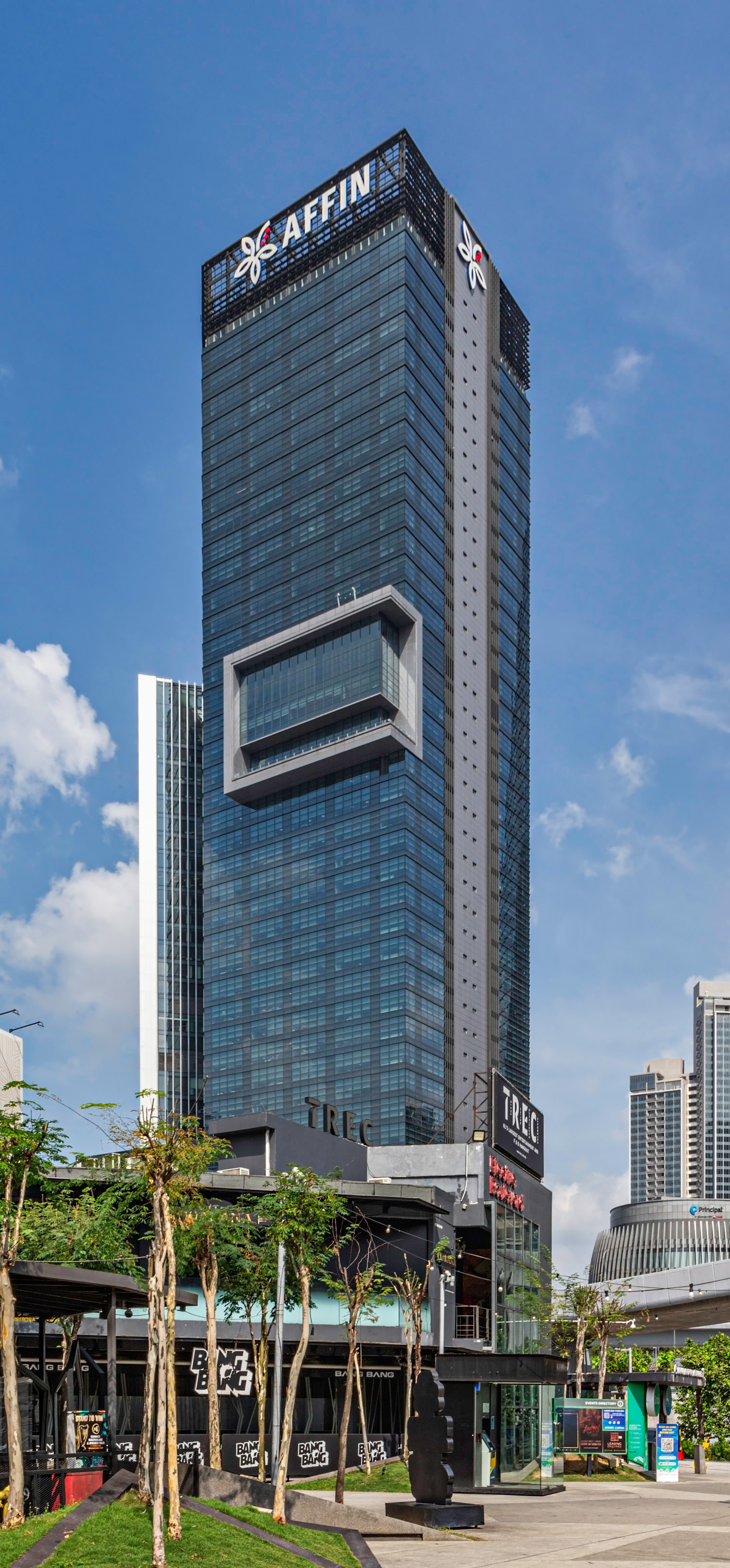 Affin Bank TRX - View from Electric Boulevard 