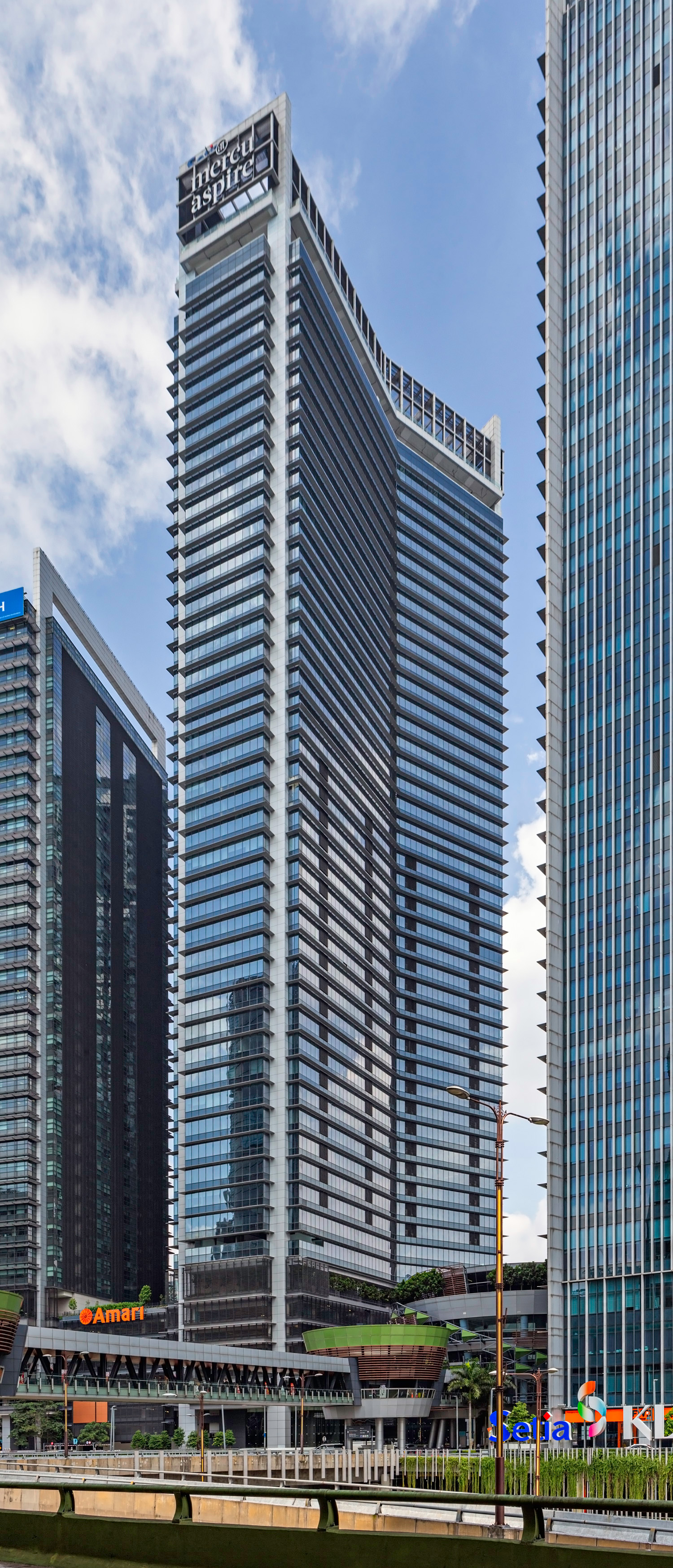 Aspire Tower at KL Eco City - View from the northeast 