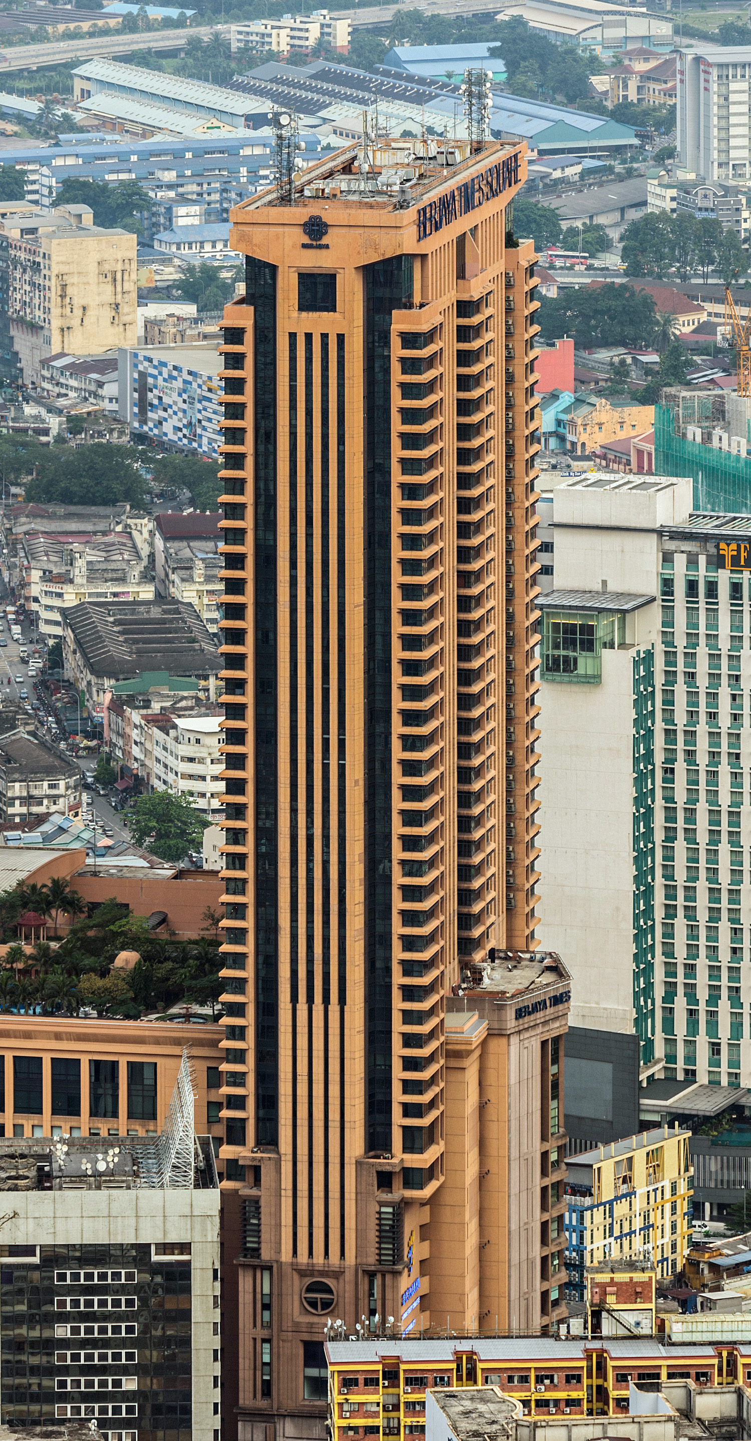 Berjaya Times Square Tower A - View from KL Tower 