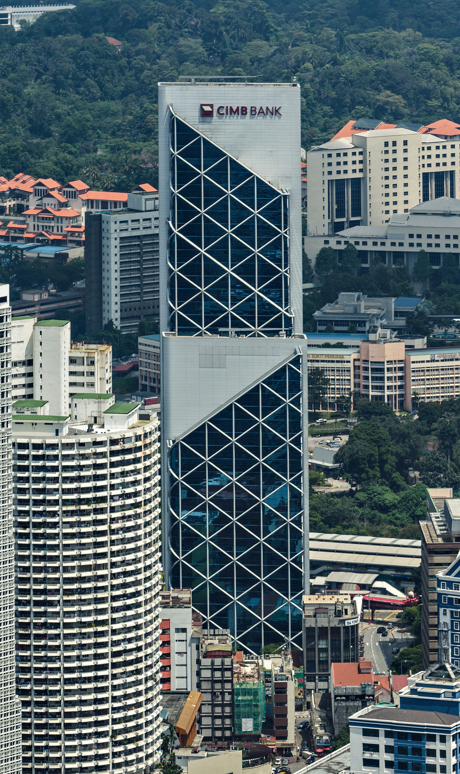 CAHB Corporate Office Tower - View from Petronas Tower 2 