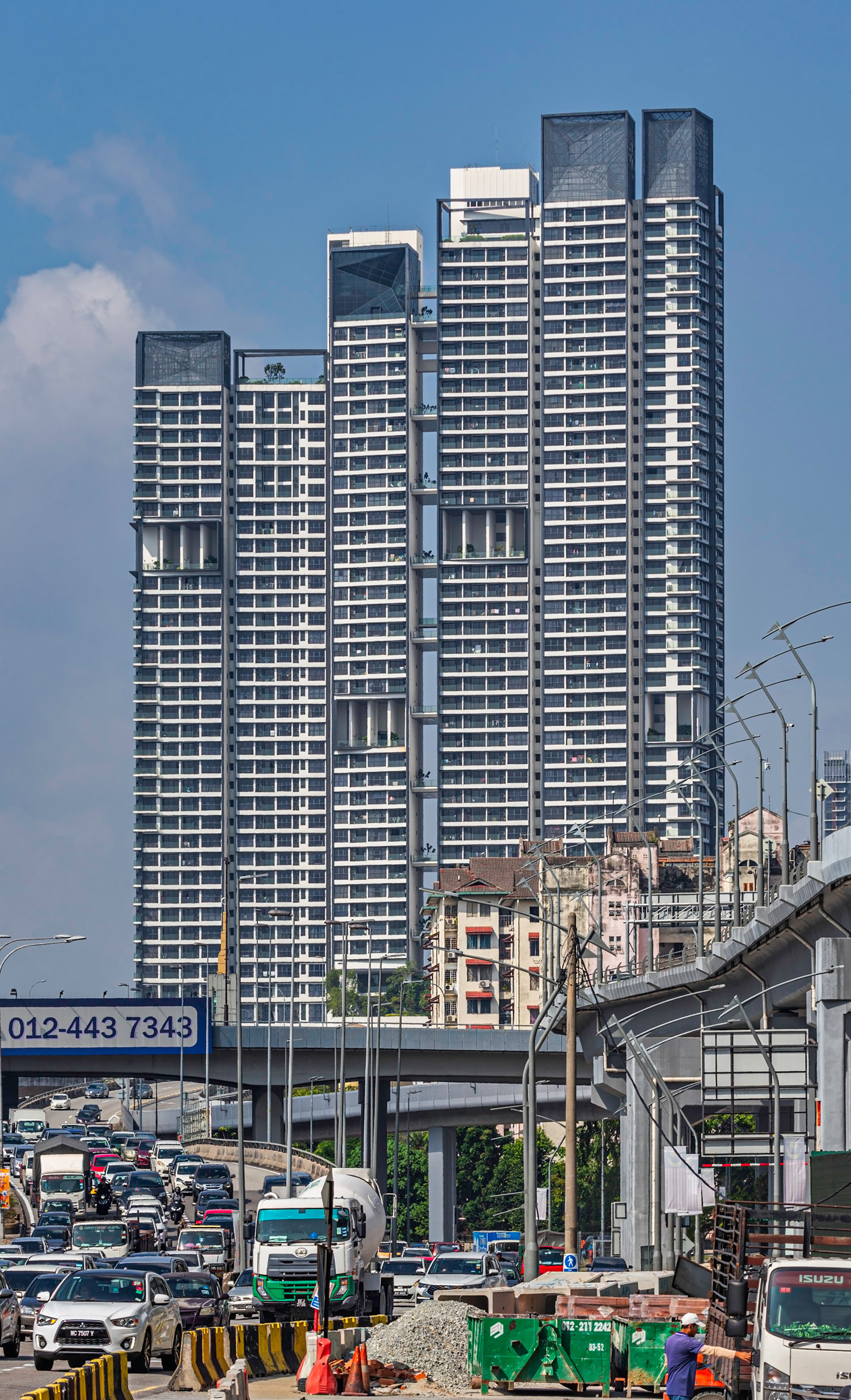 Continew Residences - View from the north 