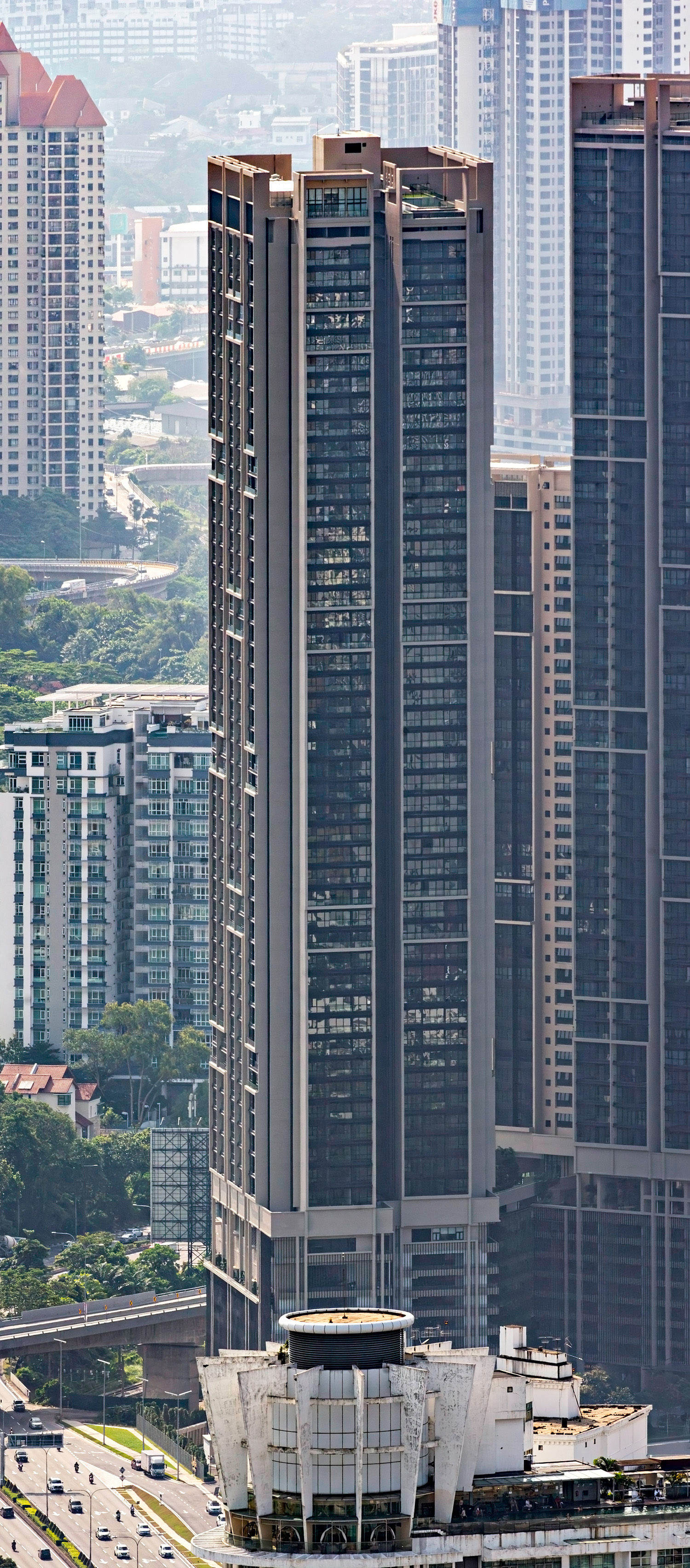 Duta Park Residences Tower A - Very bad photo from KL Tower 