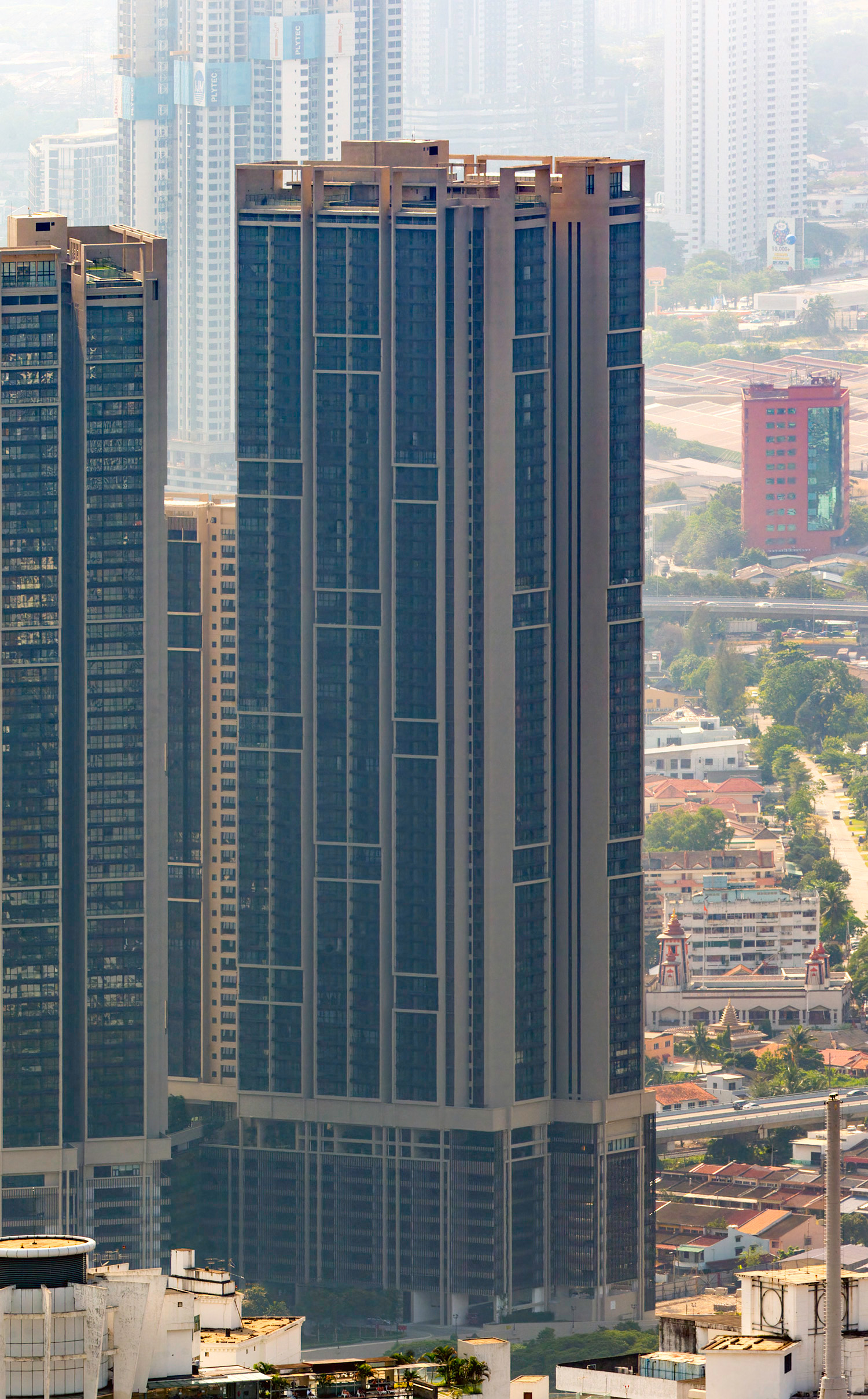 Duta Park Residences Tower B - Very bad photo from KL Tower 