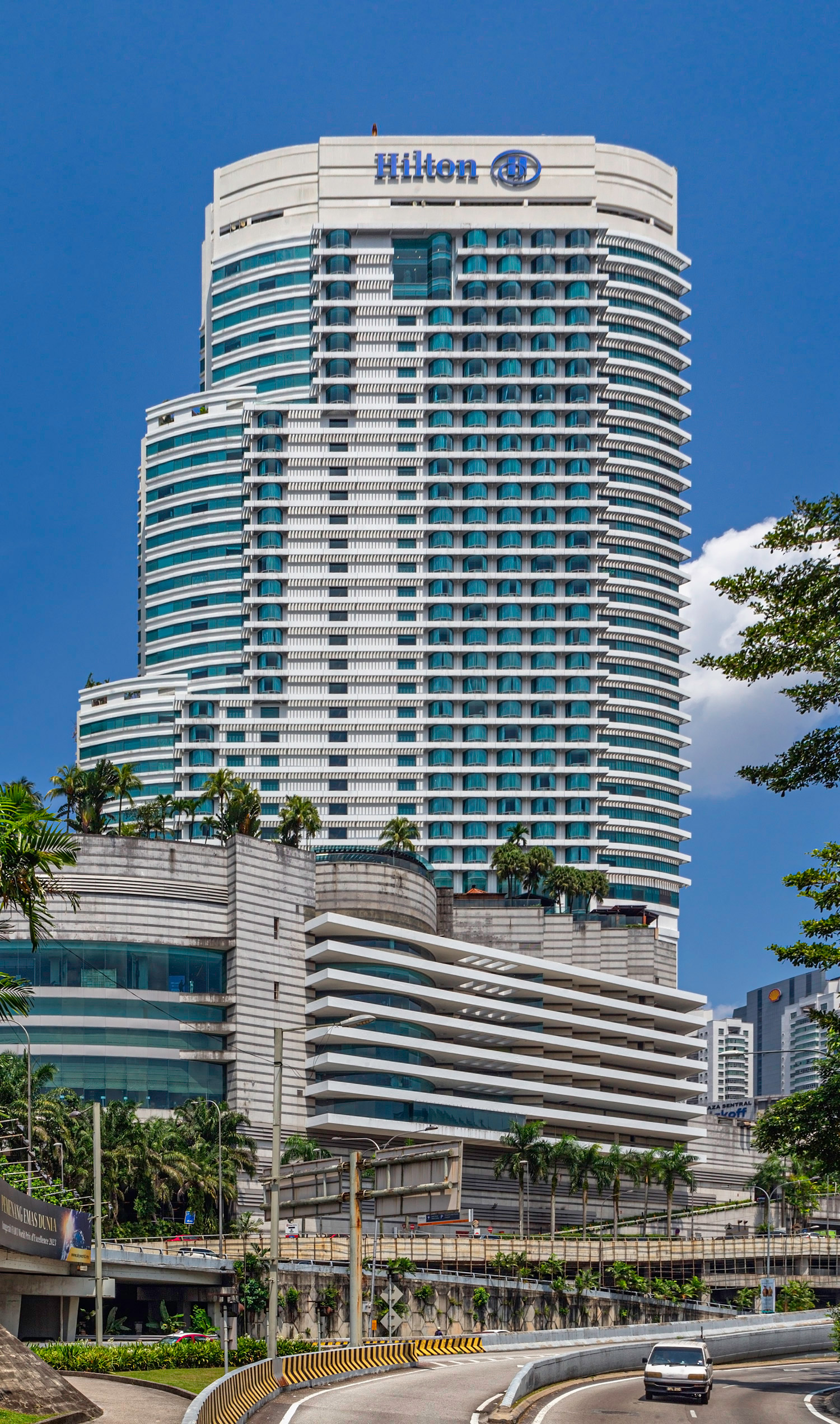 Hilton Kuala Lumpur - View from the north 