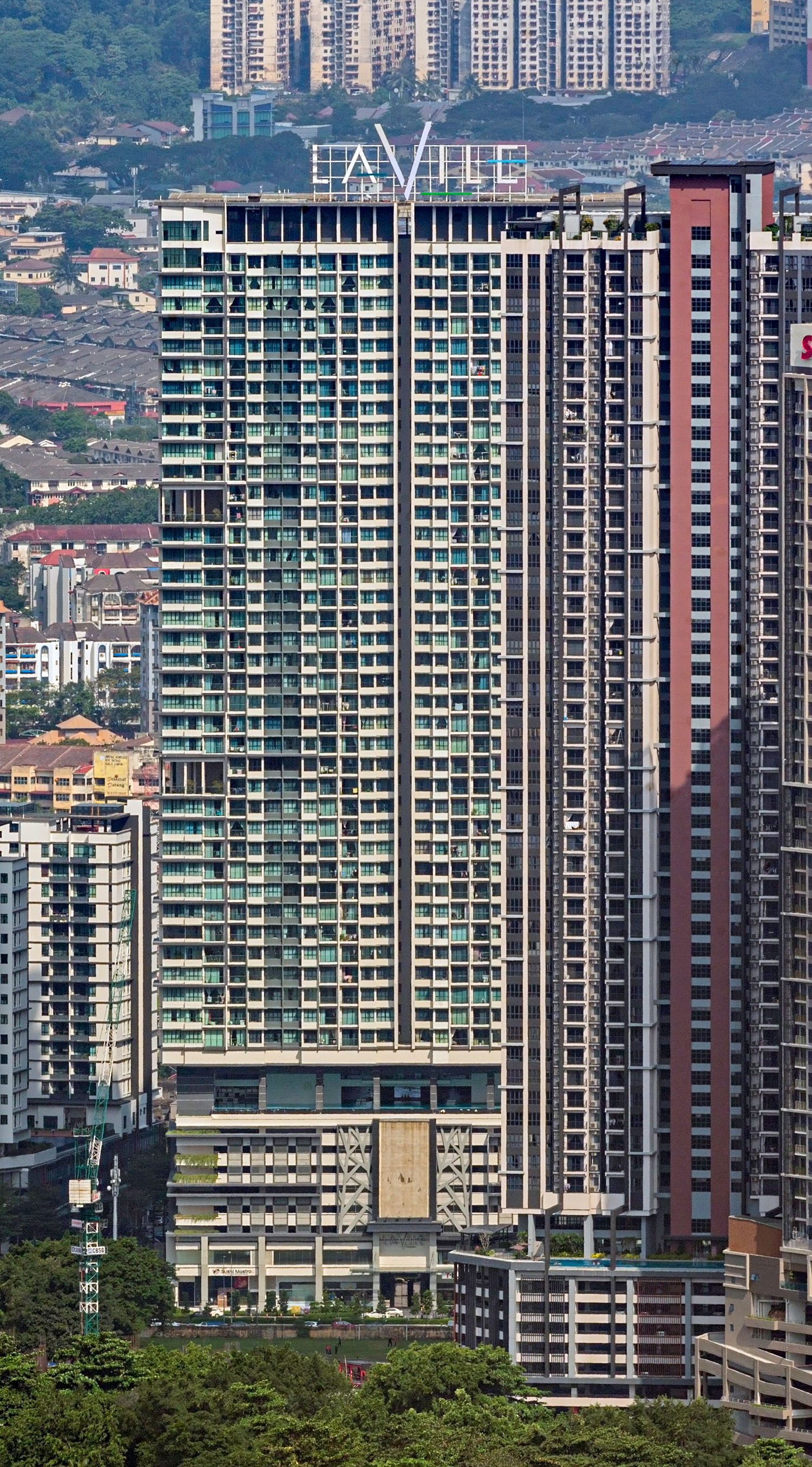 Lavile Block A - View from KL Tower 