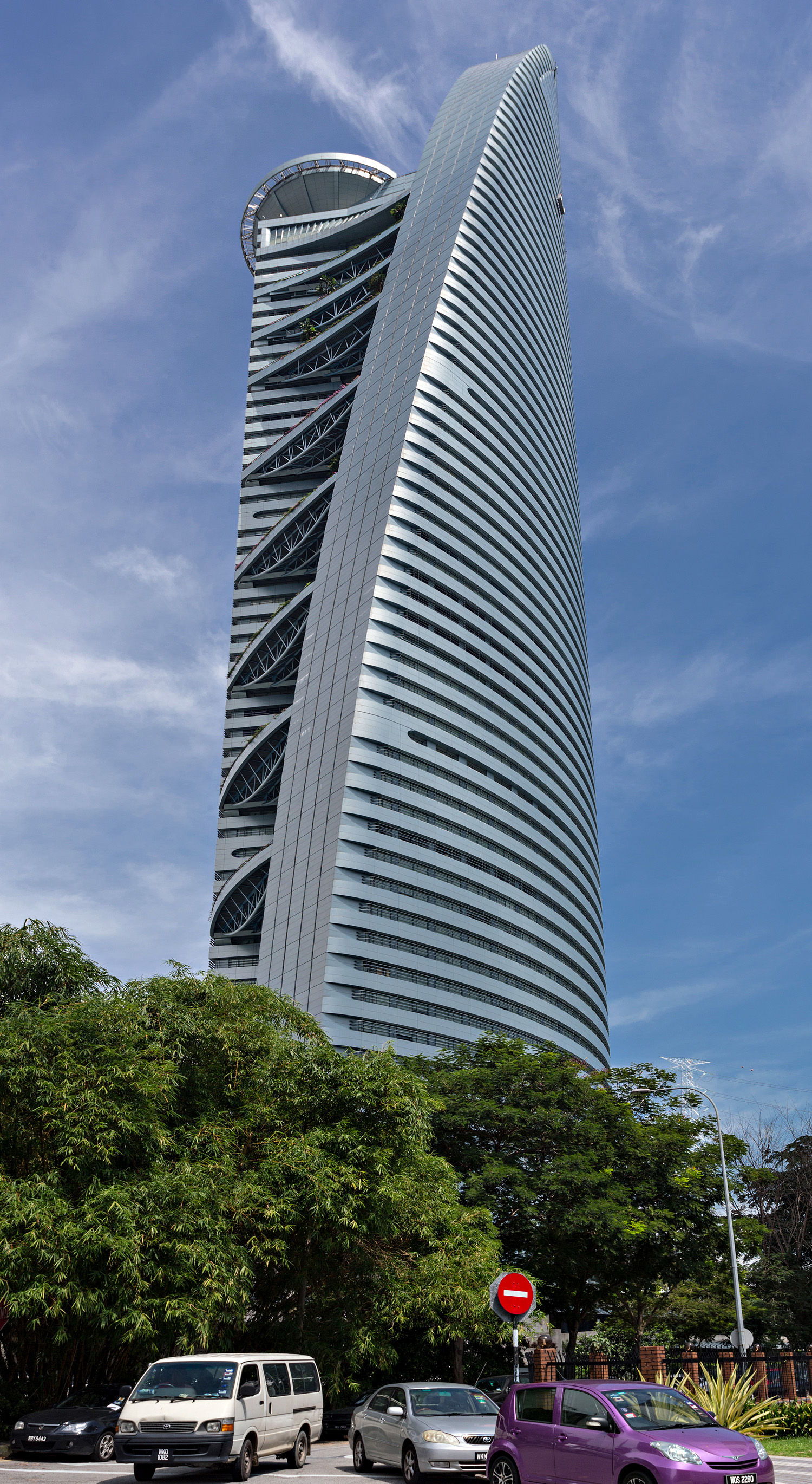 Menara TM - View from the east 