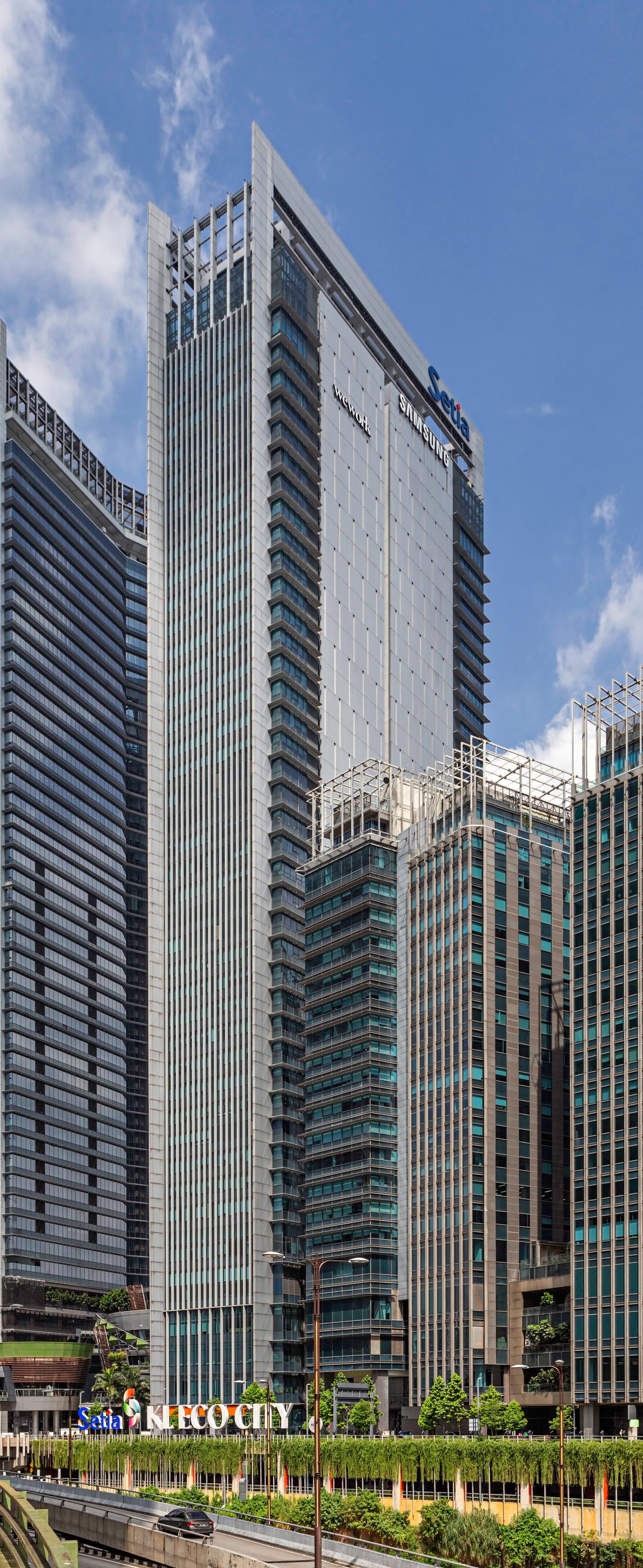Mercu 2 at KL Eco City - View from the northeast 