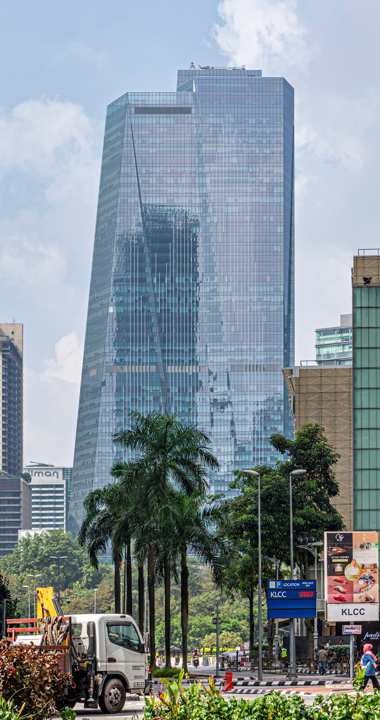 Permata Sapura Tower - View from the north 