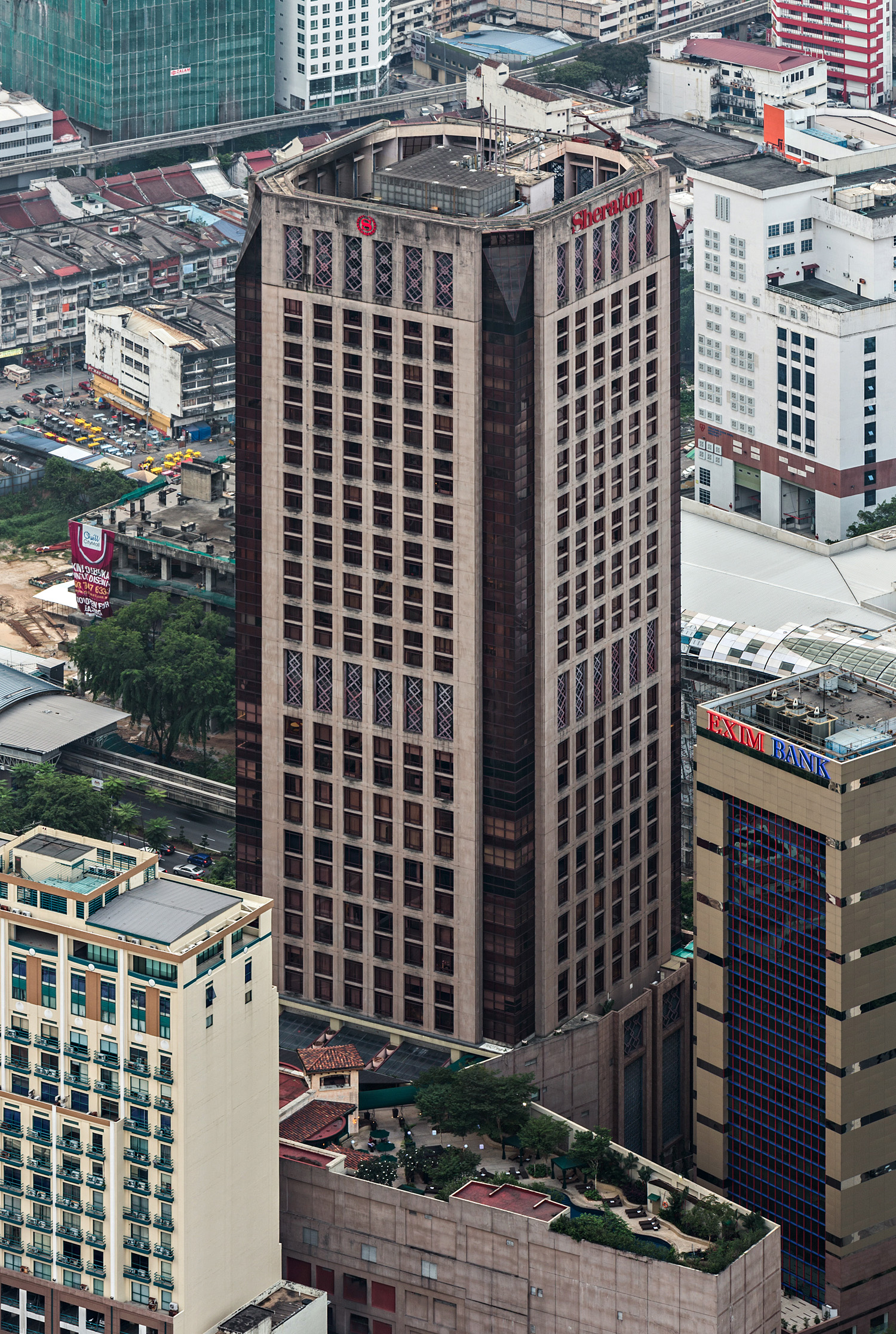 Sheraton Imperial Kuala Lumpur Hotel - View from KL Tower 