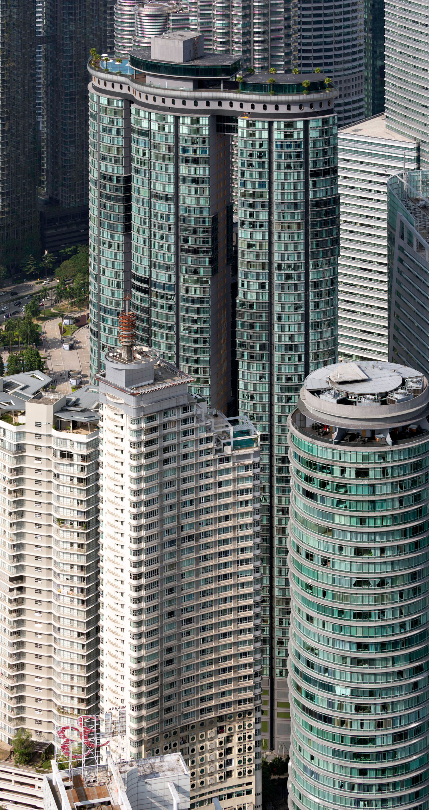 Sky Suites @ KLCC A-C - View from KL Tower 