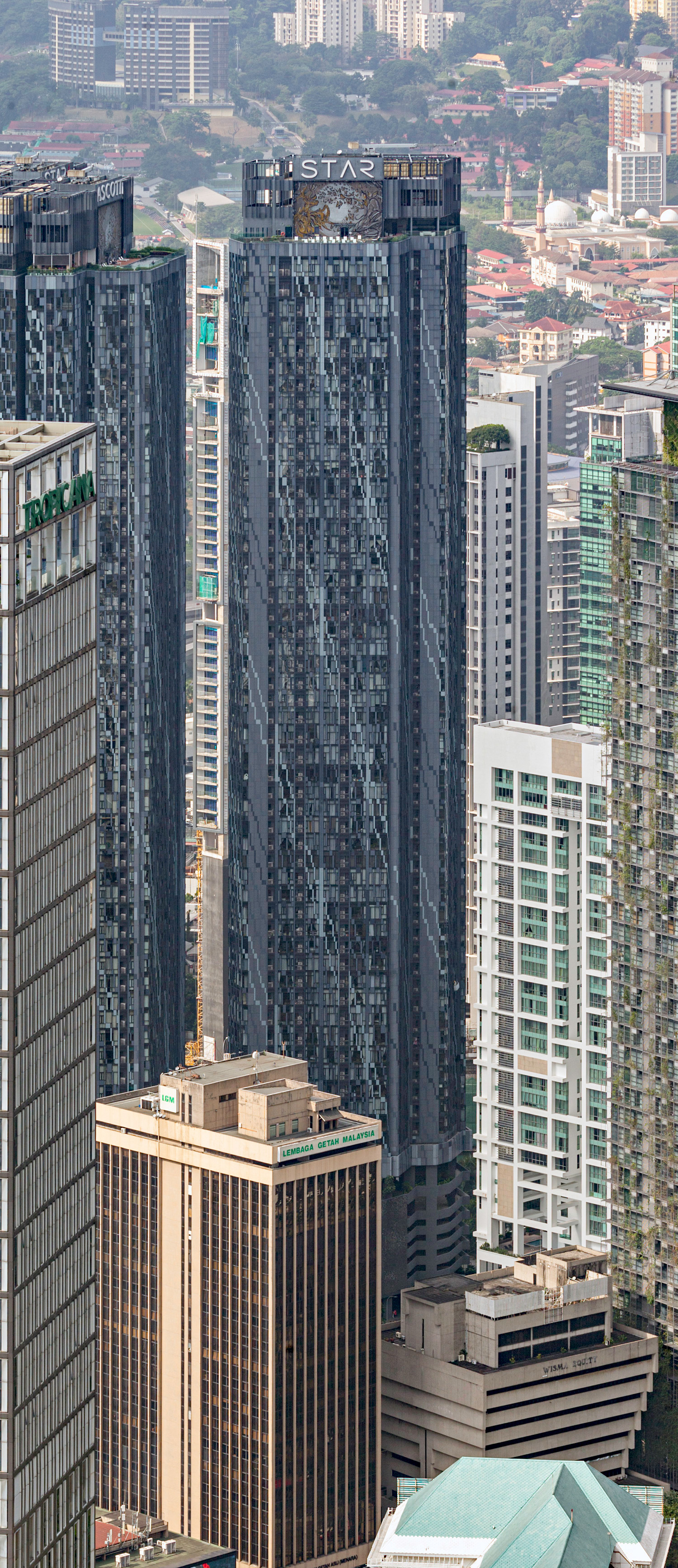 Star Residences Tower 2 - View from KL Tower 