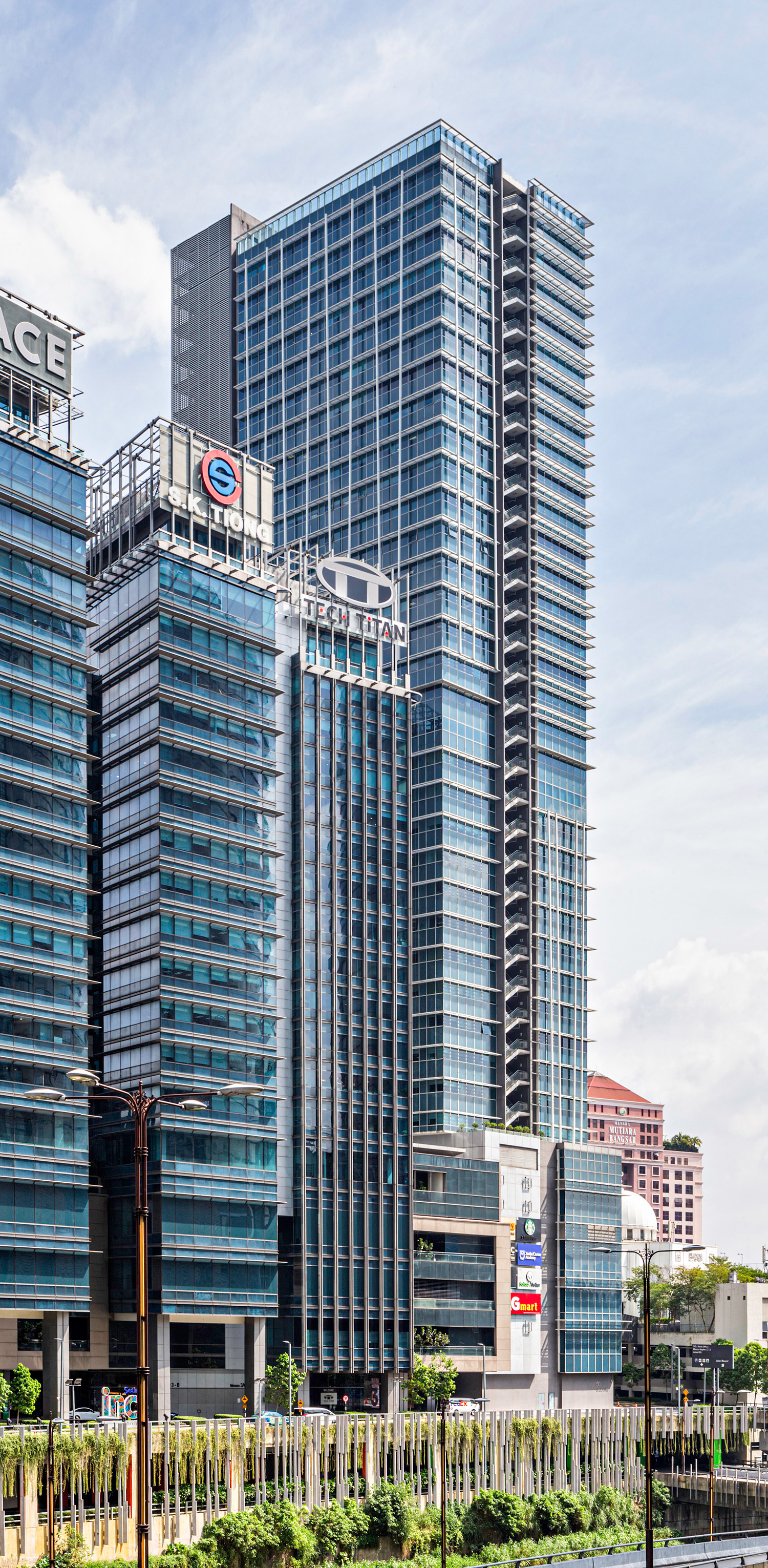 Strata Offices at KL Eco City - View from the south 