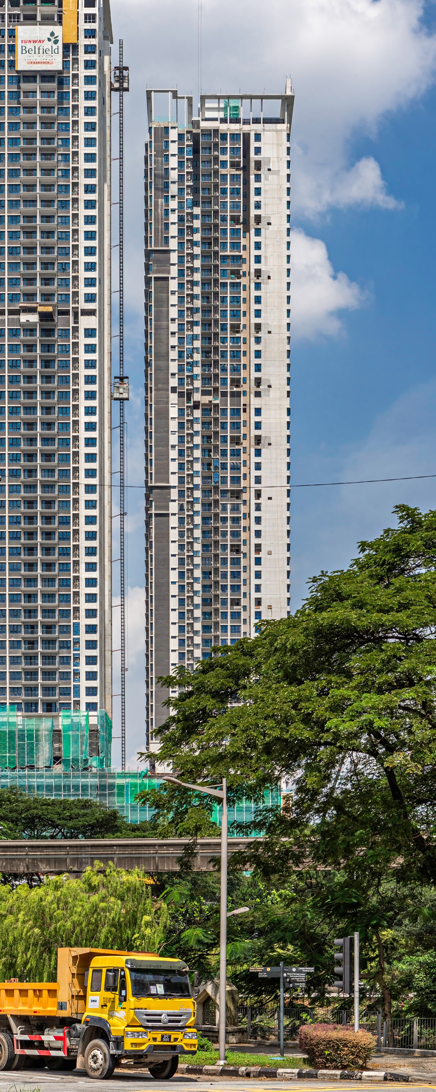 Sunway Belfield Tower A - View from the northwest 