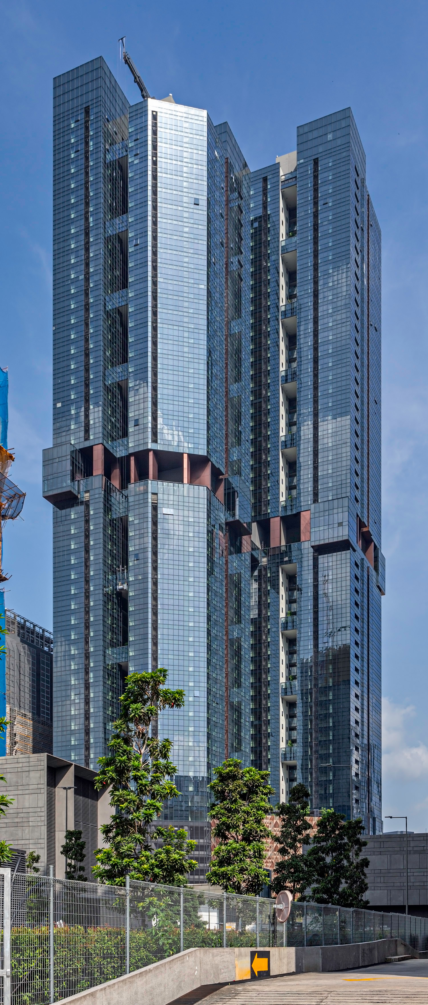 TRX Residences Tower B - Tower B is on the left in front of Tower A 