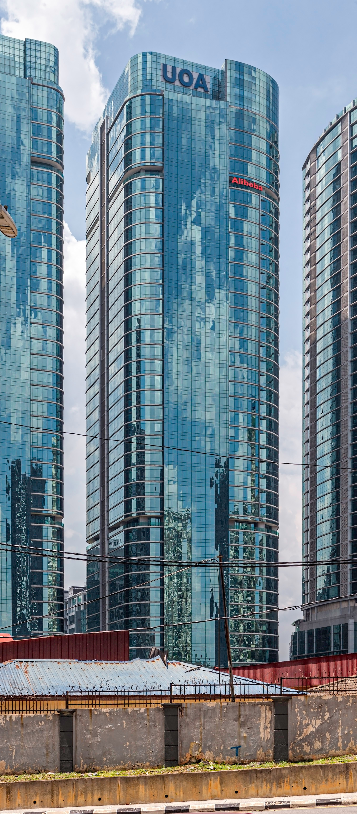 UOA Corporate Tower - View from the northwest 
