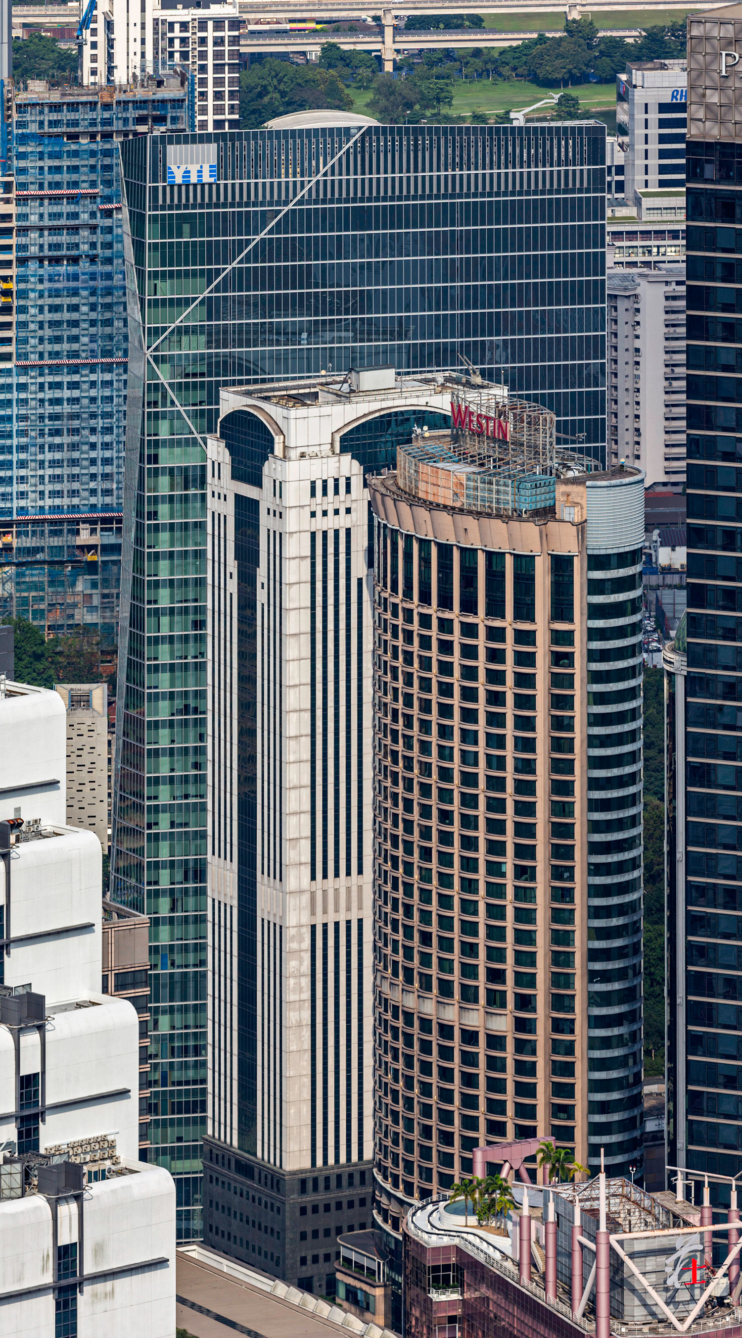 YTL HQ Tower - View from KL Tower 