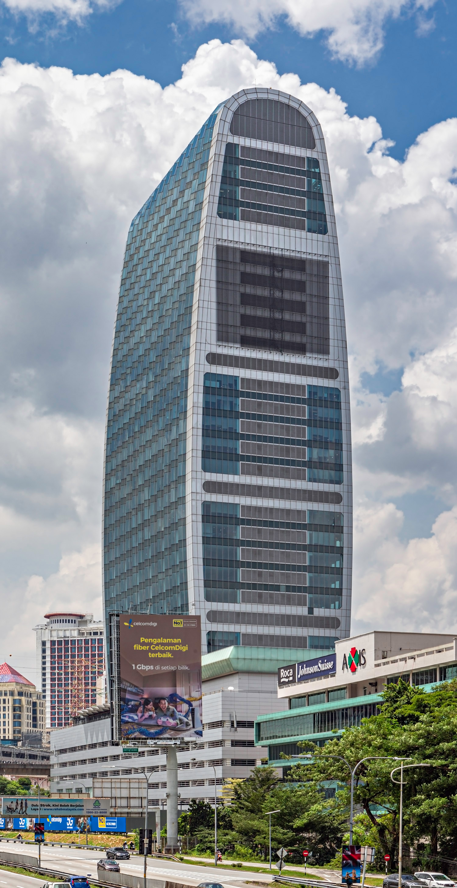 CelcomDigi Tower - View from the west 