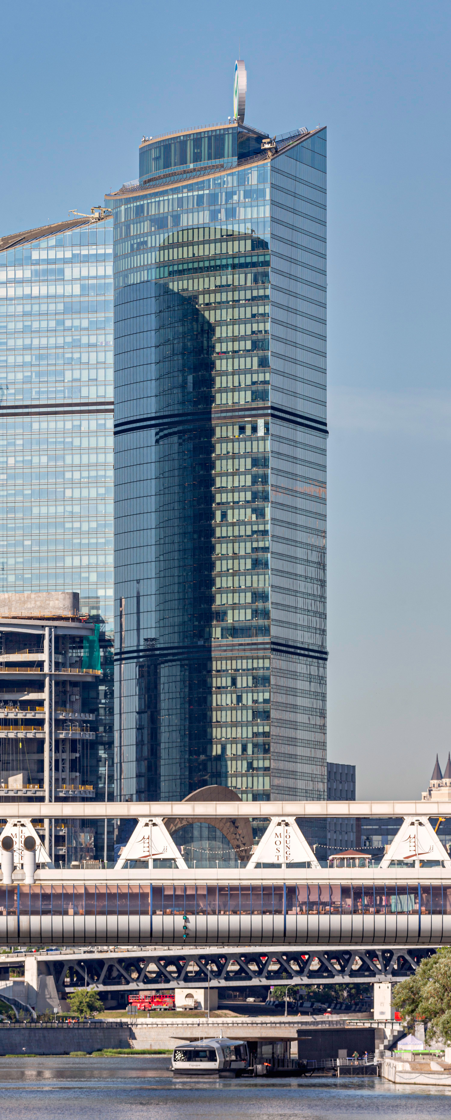 Mirax Plaza - Tower A - View from the east 