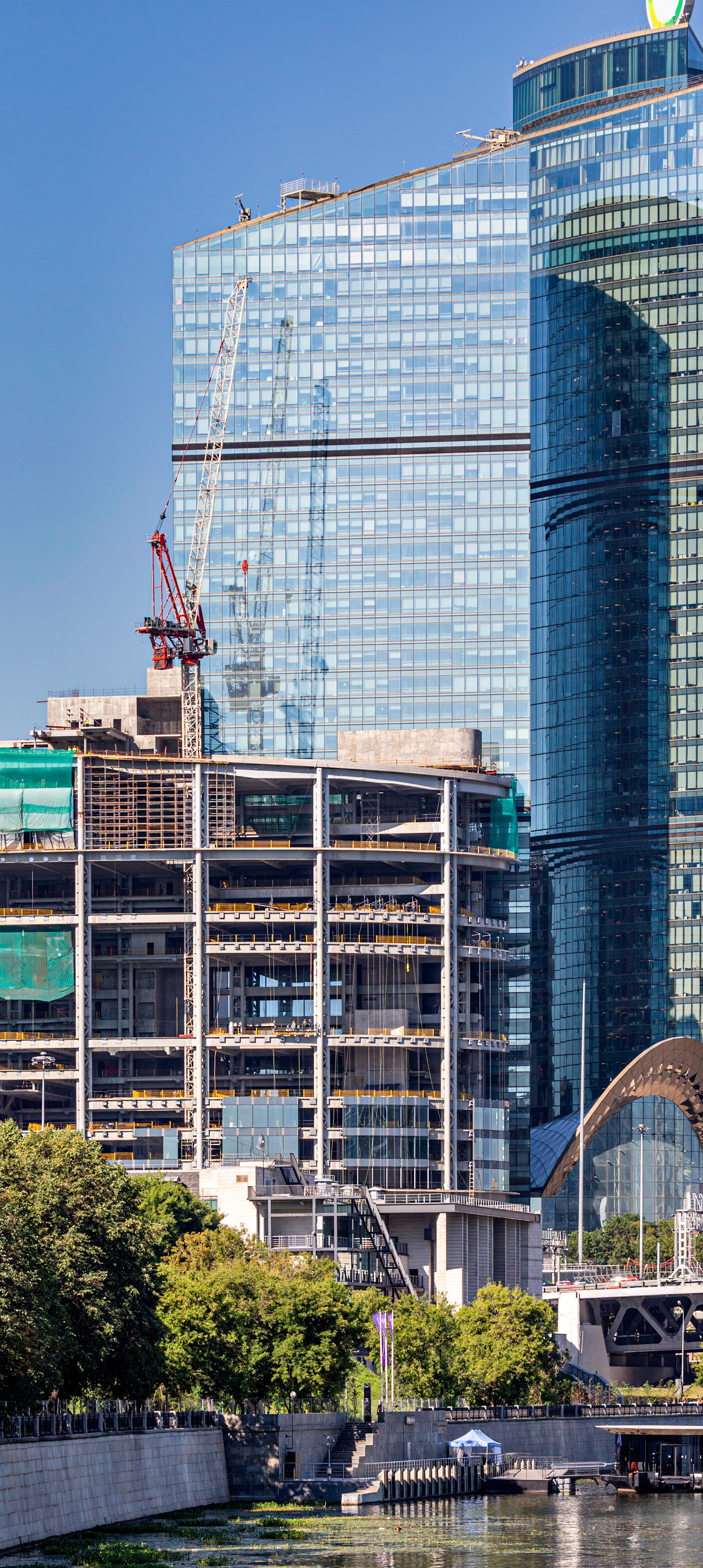 Mirax Plaza - Tower B - View from the east 