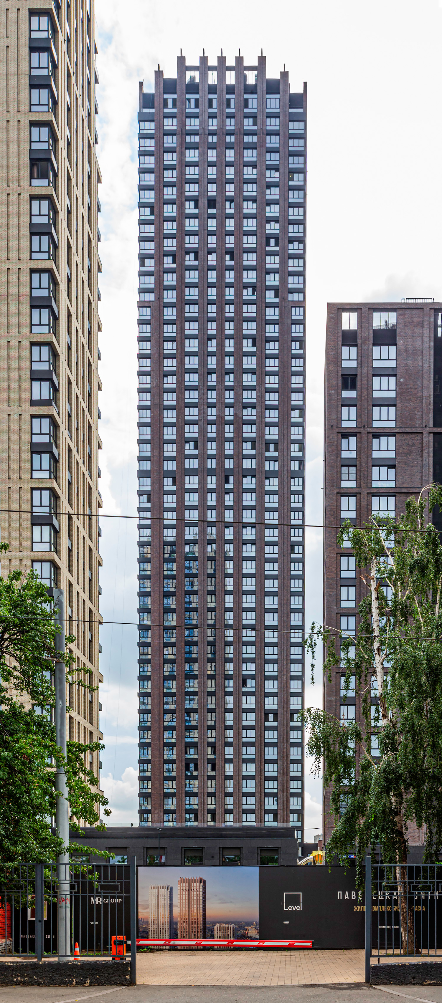 Paveletskaya City Tower 2 - View from the west 