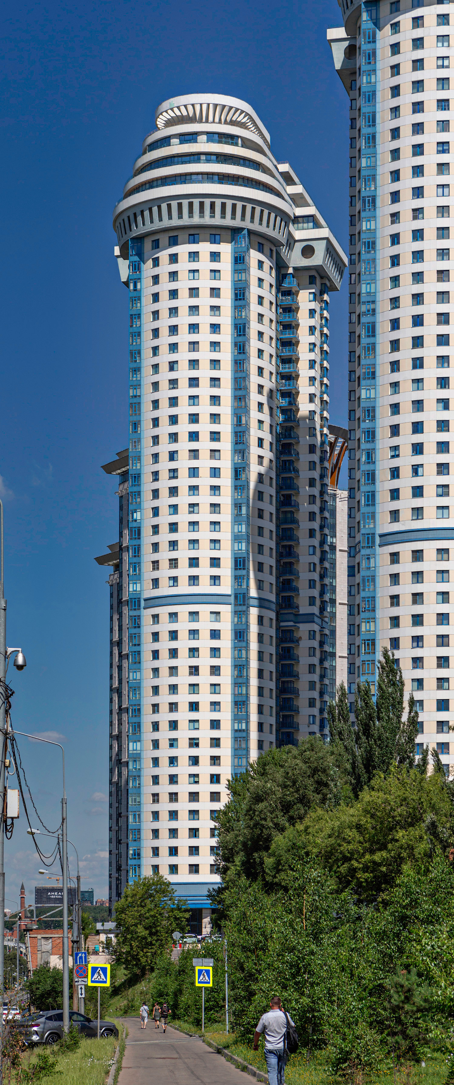 Vorobiovy Gory Tower I - View from the south 