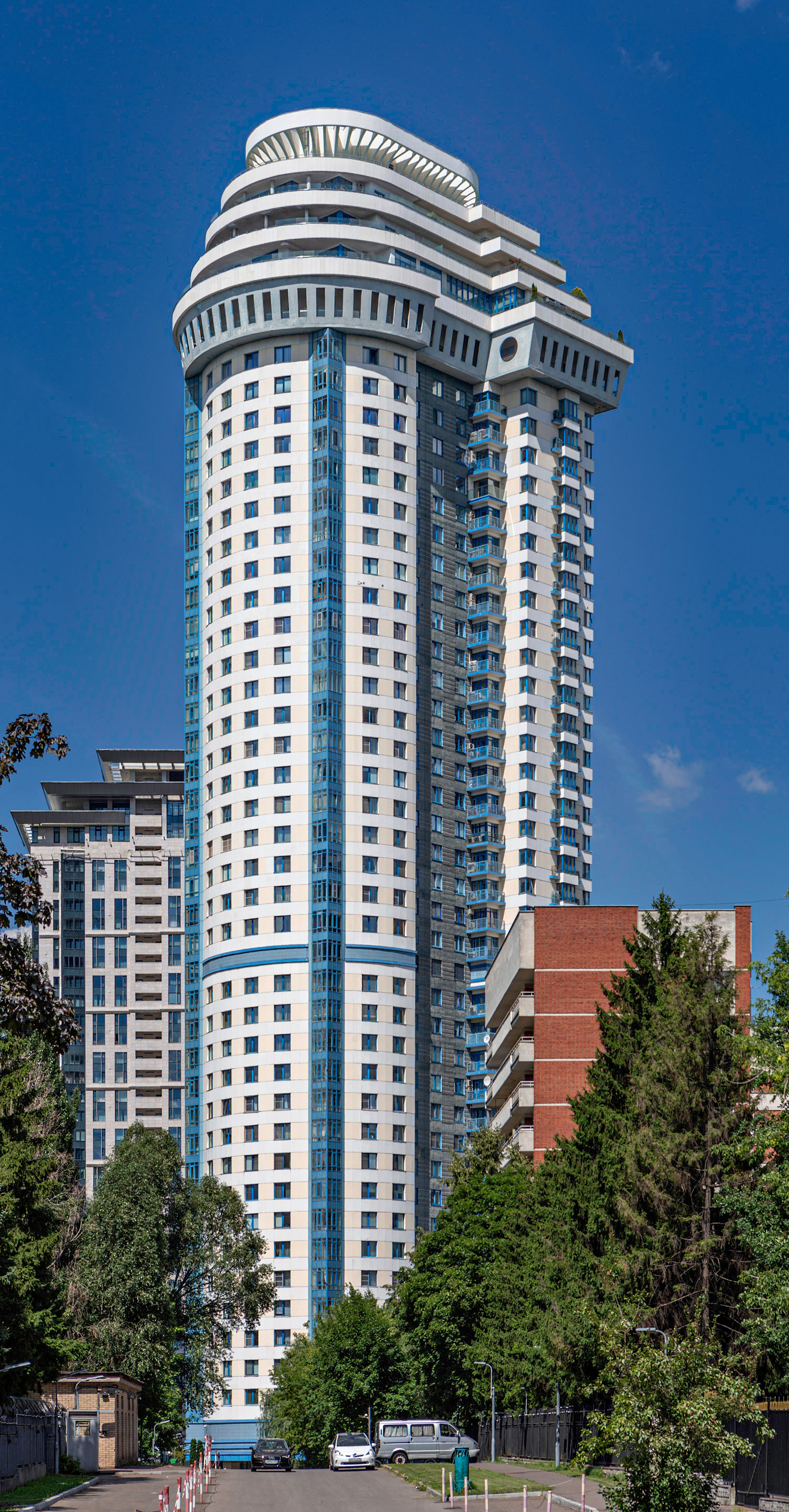 Vorobiovy Gory Tower III - View from the southeast 
