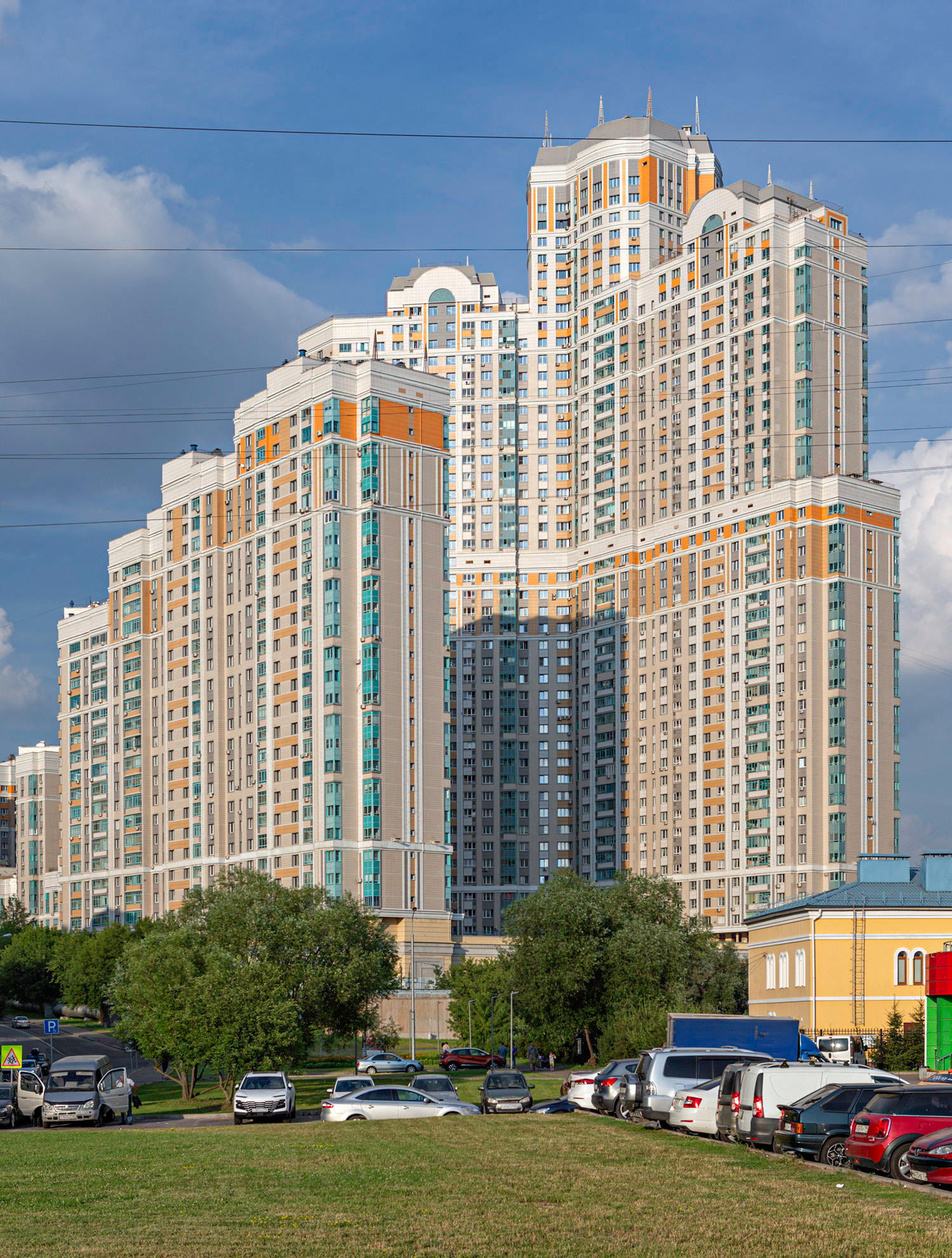 Zagorye Quarter Tower - View from the west 