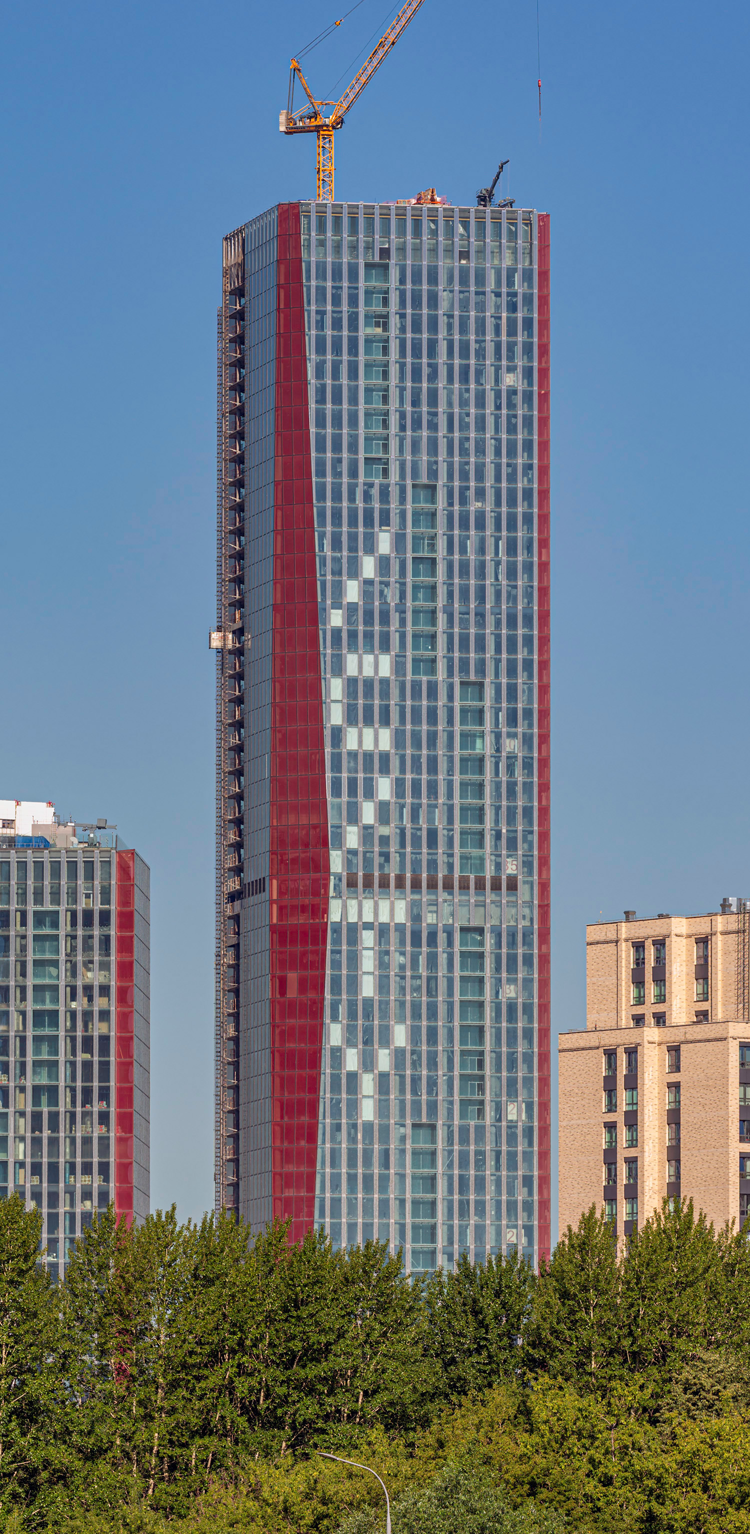 iCity Space Tower - View across the Moskwa 