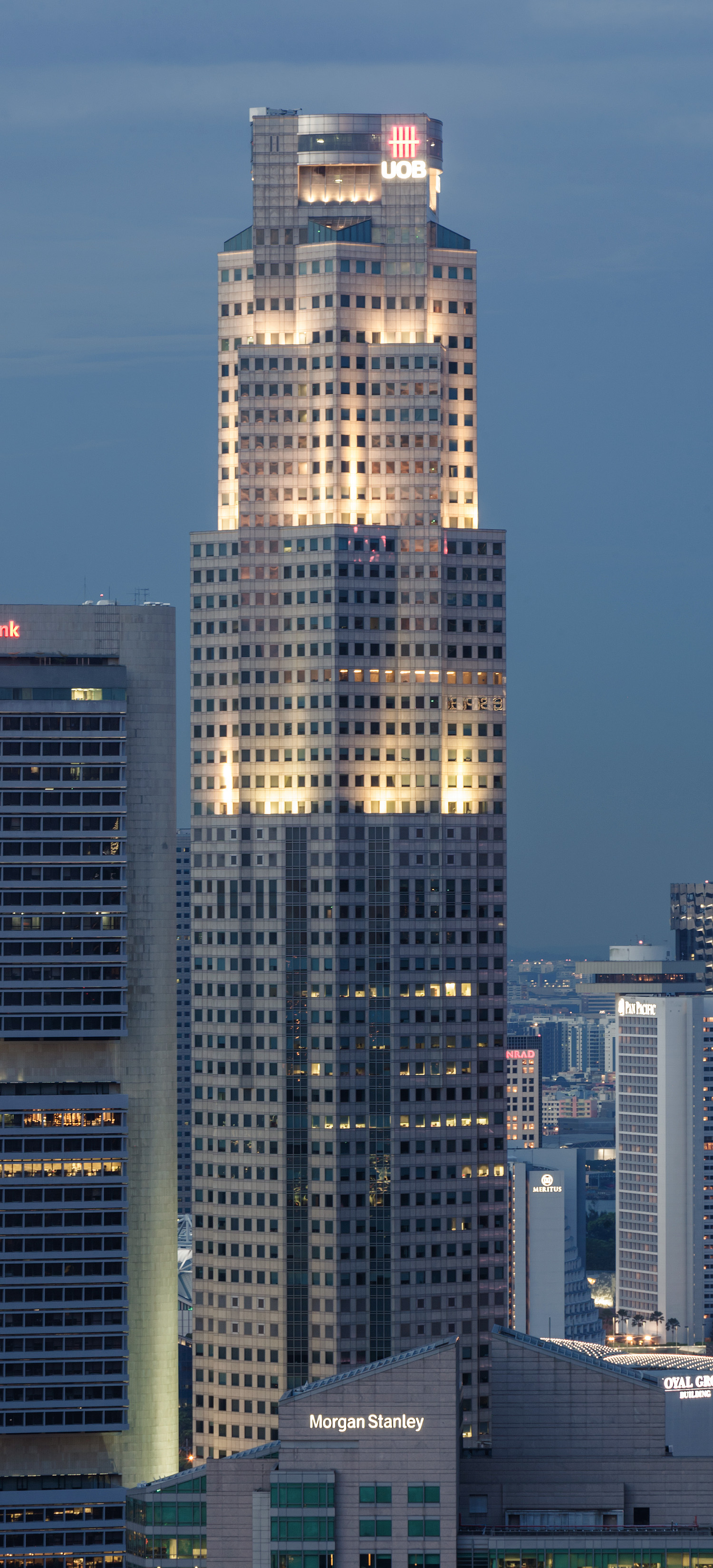 United Overseas Bank Plaza One - View from Pinnacle@Duxton 