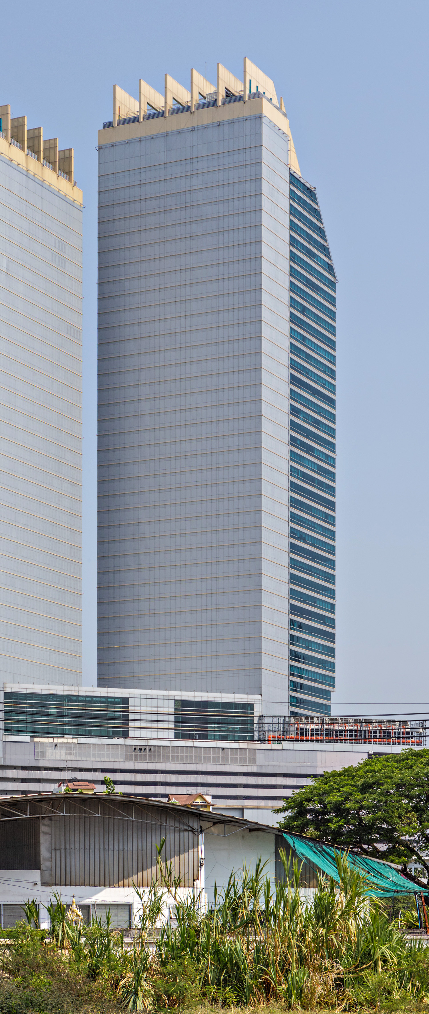 Cyber World Tower 1 - View from the east 