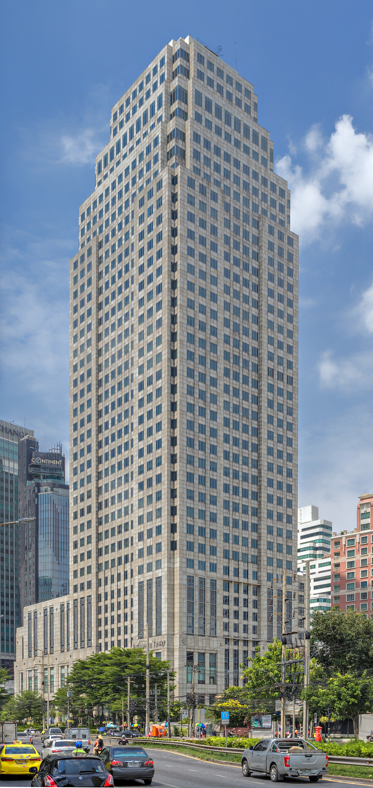 Exchange Tower - View from Ratchadaphisek Road 