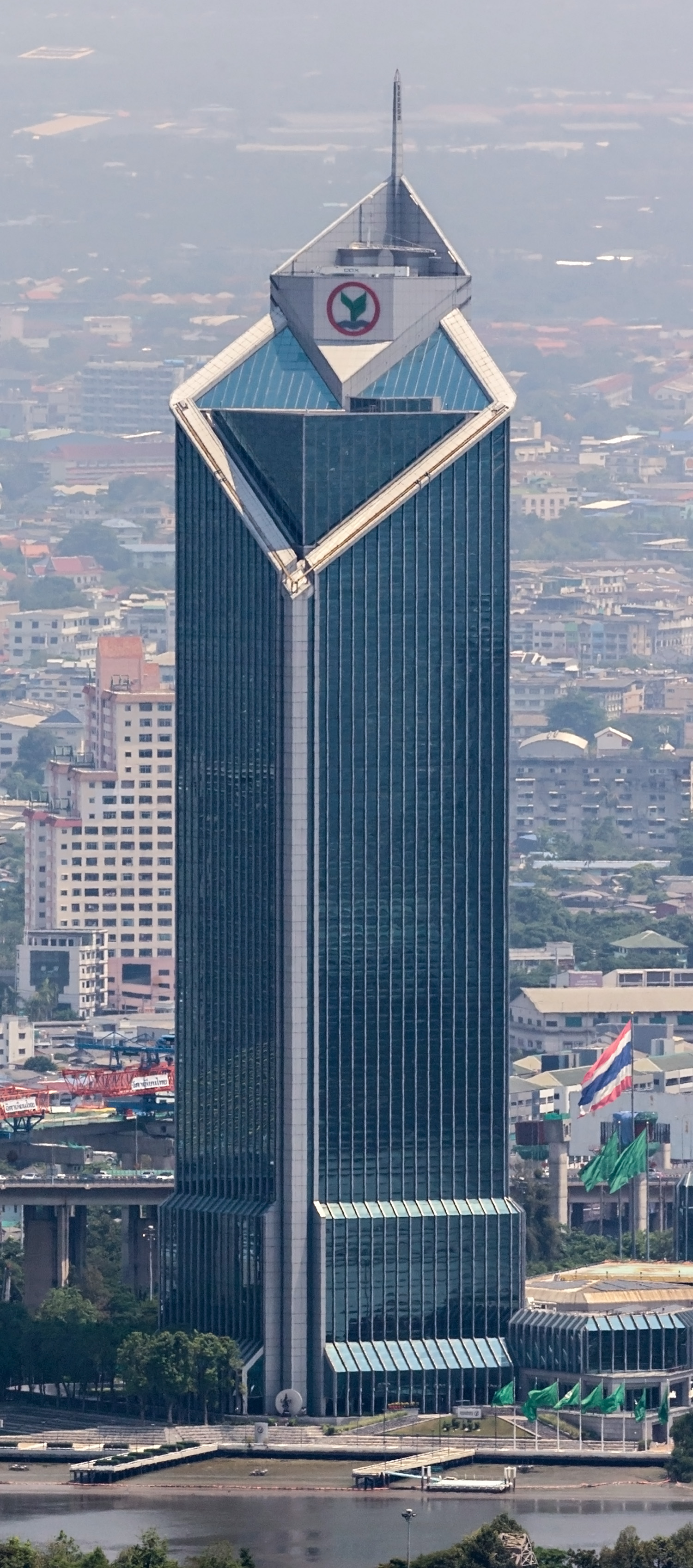 Kasikorn Bank Head Office - View from King Power Mahanakhon 